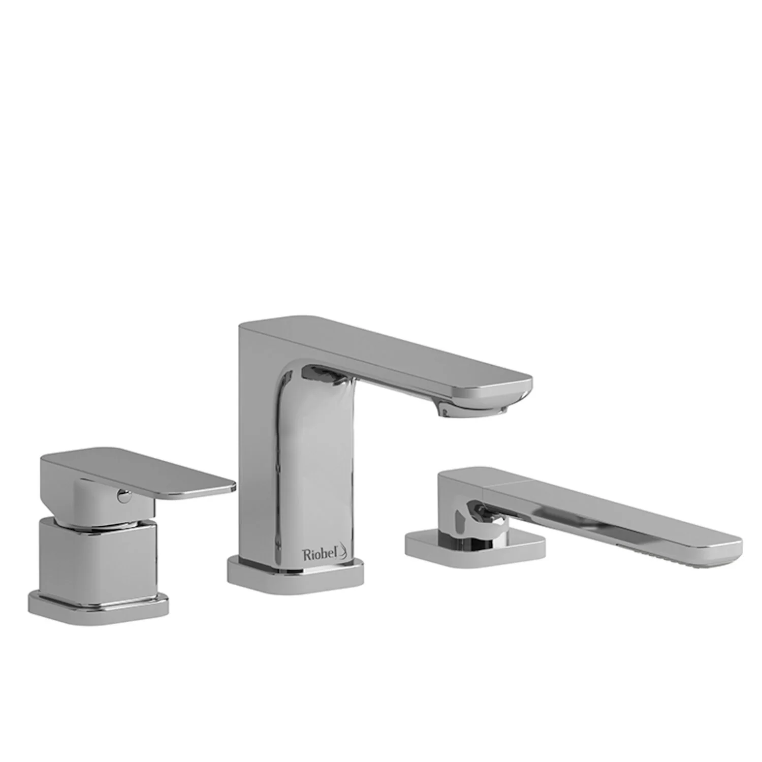 3-PIECE DECK MOUNT TUB FILLER WITH HAND SHOWER TRIM - Image 2