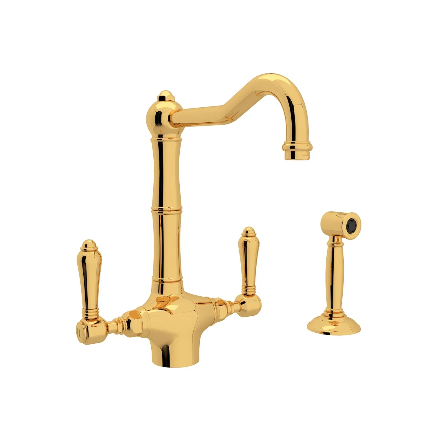 ACQUI® TWO HANDLE KITCHEN FAUCET WITH SIDE SPRAY (LEVER HANDLE) - Image 5