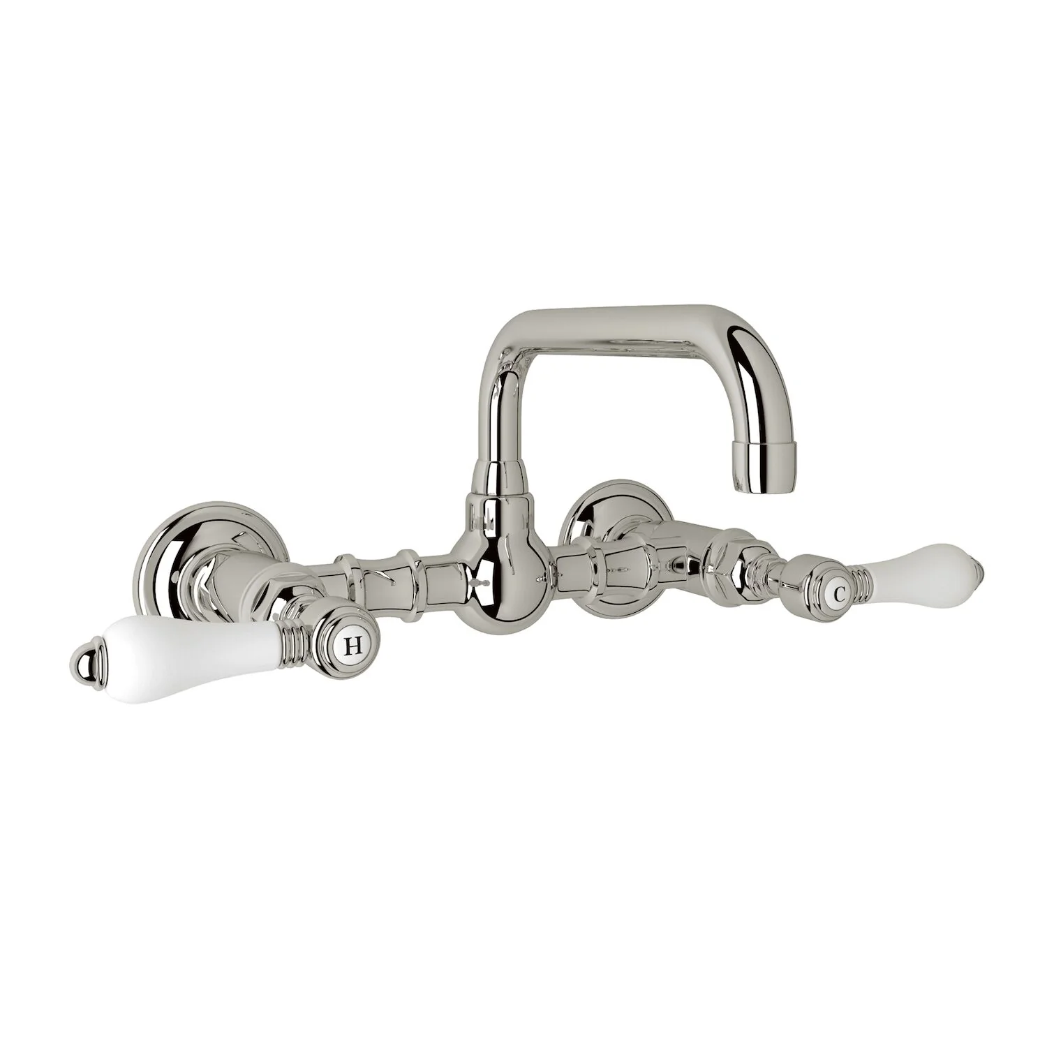 ACQUI® WALL MOUNT BRIDGE LAVATORY FAUCET WITH U-SPOUT - Image 3