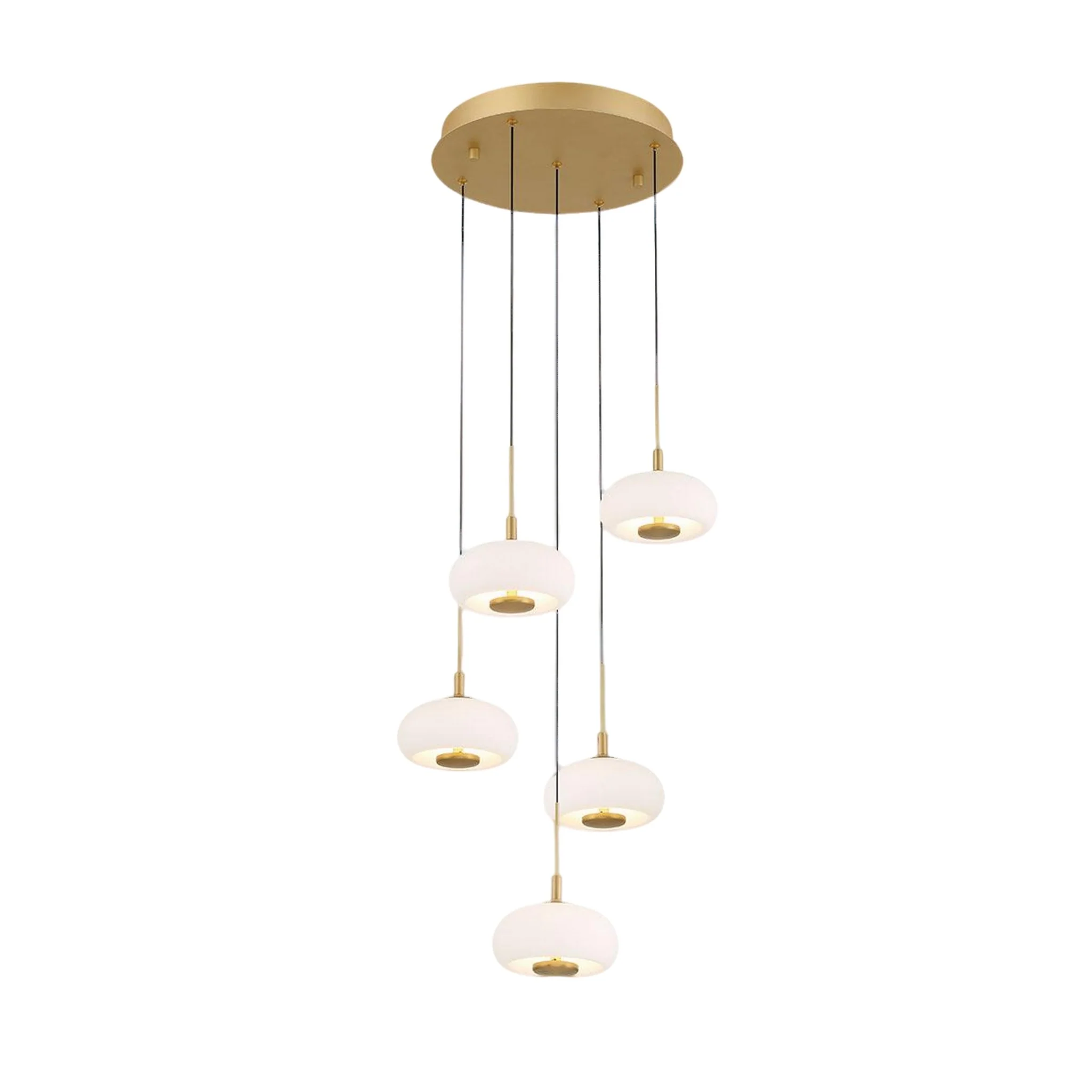 ADELFIA ROUND LED CHANDELIER (MULTIPLE SIZES) - Image 2