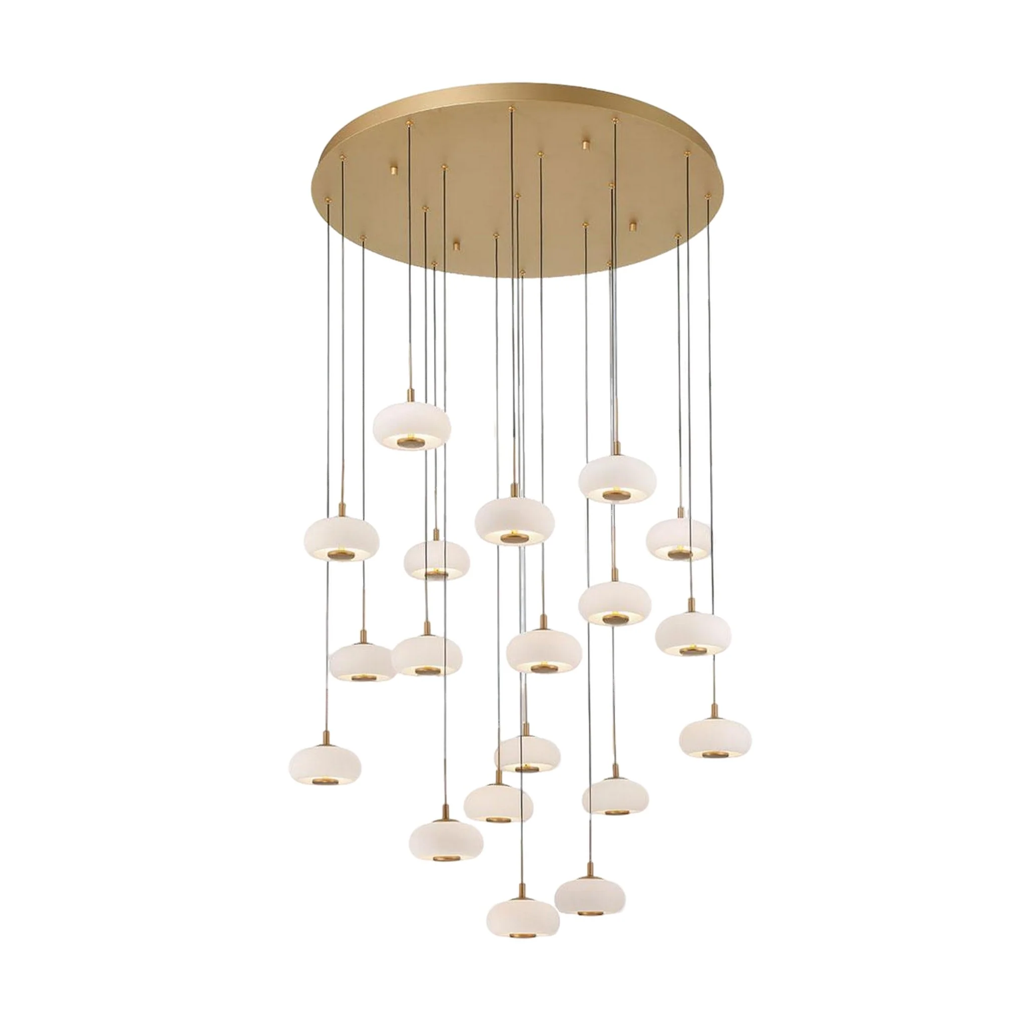 ADELFIA ROUND LED CHANDELIER (MULTIPLE SIZES) - Image 6