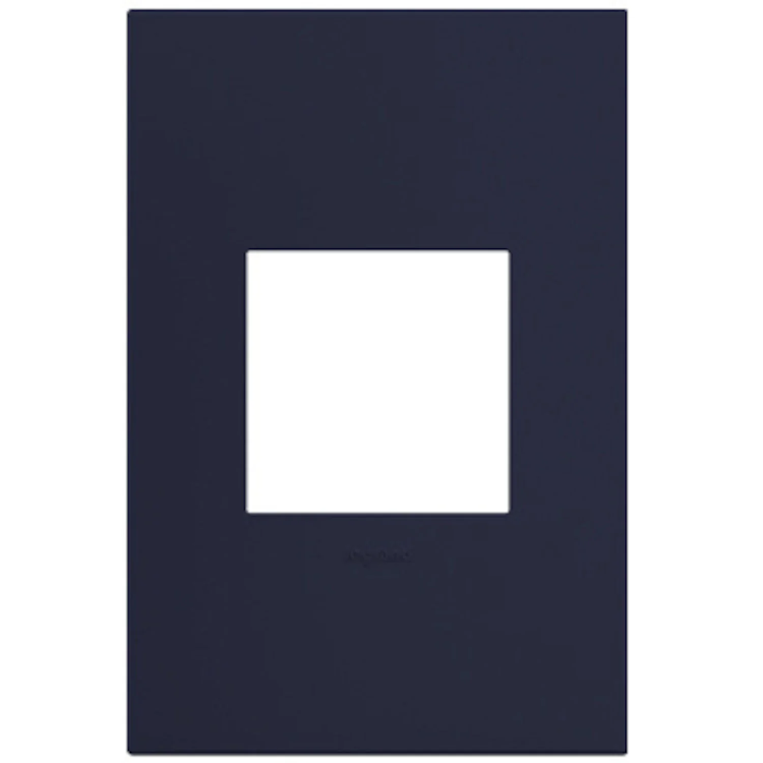 ADORNE BLUE NOIR ONE-GANG SCREWLESS WALL PLATE