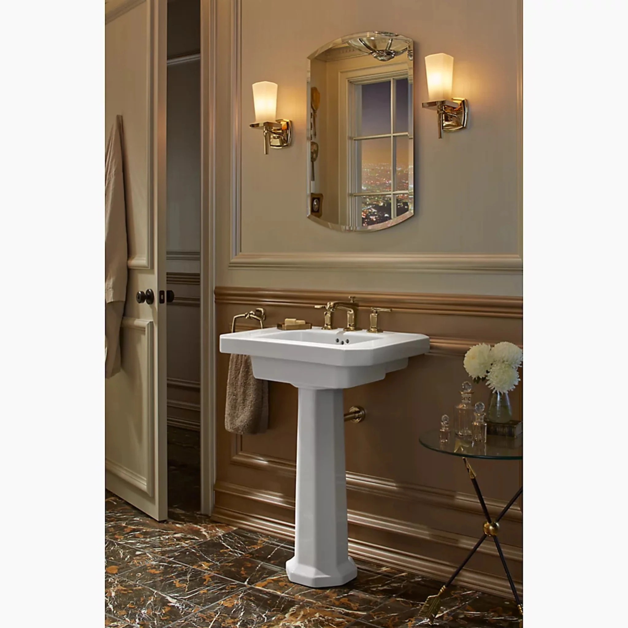 ARCHER 20 X 31 INCHES ALUMINUM SINGLE-DOOR MEDICINE CABINET WITH BEVELED EDGES - Image 2