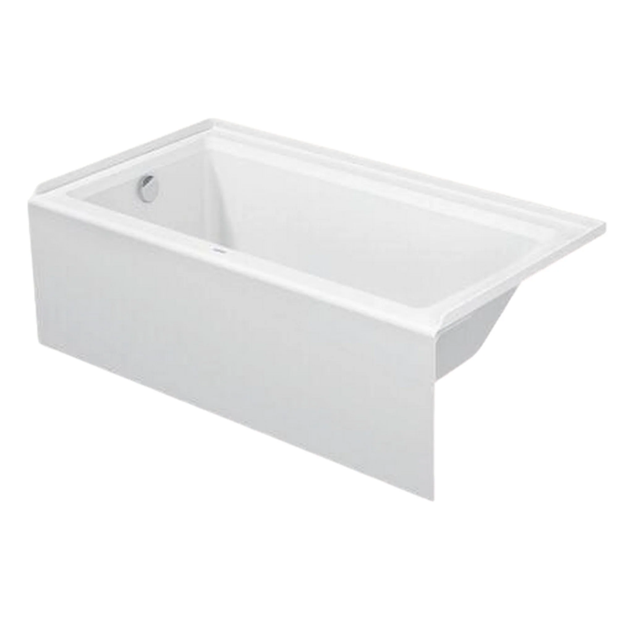 ARCHITEC RECTANGLE ACRYLIC BATHTUB WITH 19.25 INCH PANEL HEIGHT