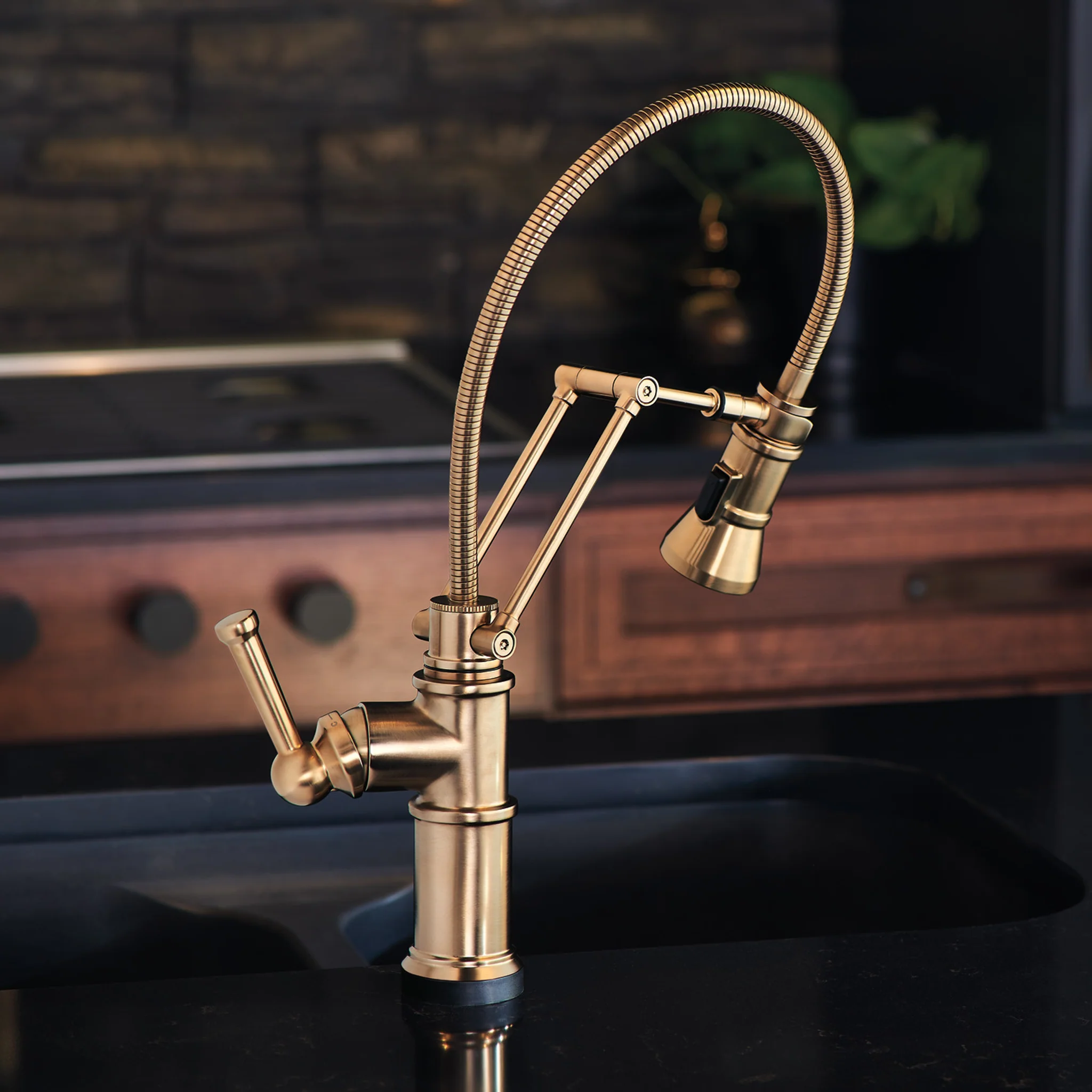 ARTESSO® SMARTTOUCH® ARTICULATING KITCHEN FAUCET WITH FINISHED HOSE - Image 2