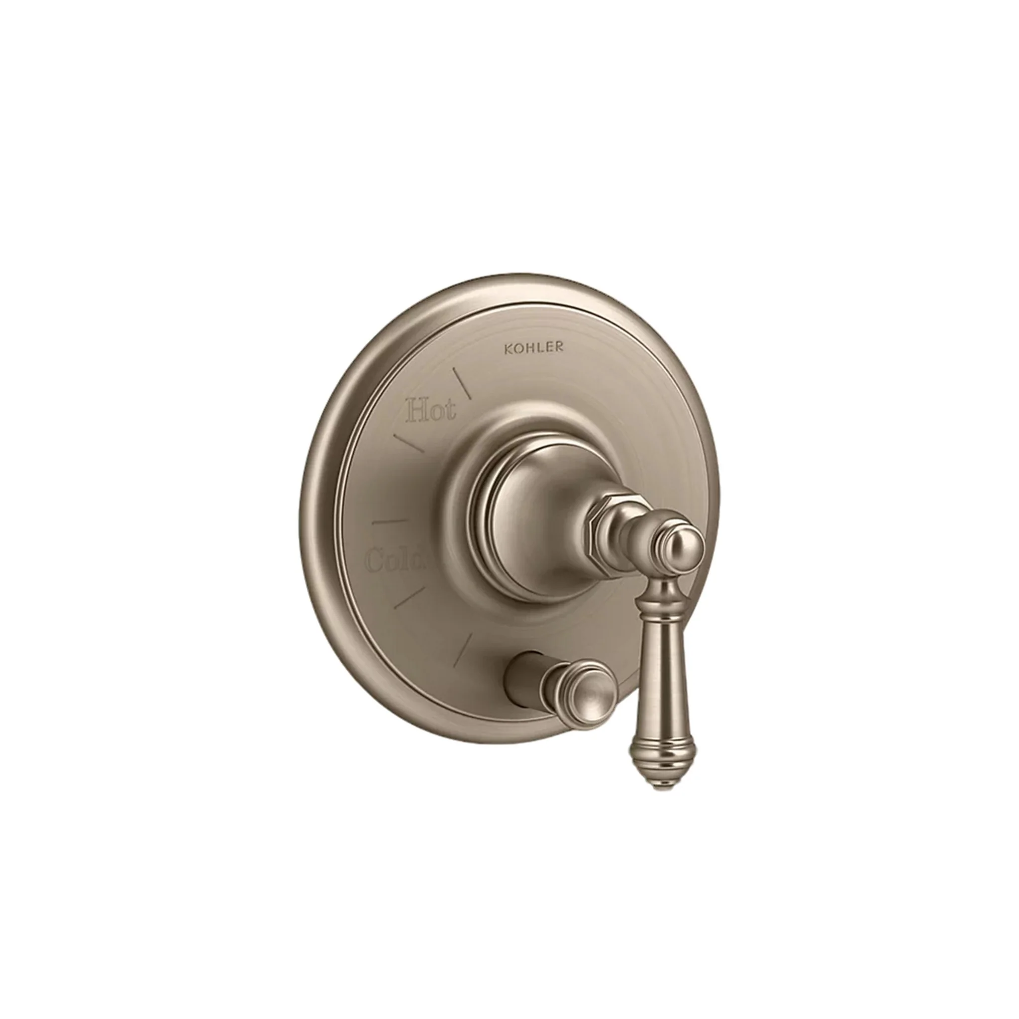 ARTIFACTS® RITE-TEMP PRESSURE-BALANCING VALVE TRIM WITH PUSH-BUTTON DIVERTER AND LEVER HANDLE - Image 7