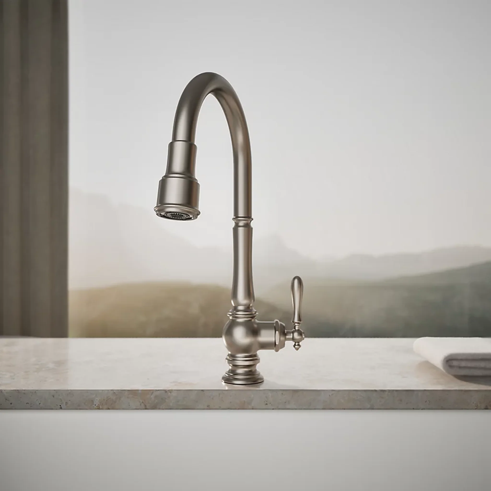ARTIFACTS® PULL-DOWN KITCHEN SINK FAUCET WITH THREE-FUNCTION SPRAYHEAD - Image 10