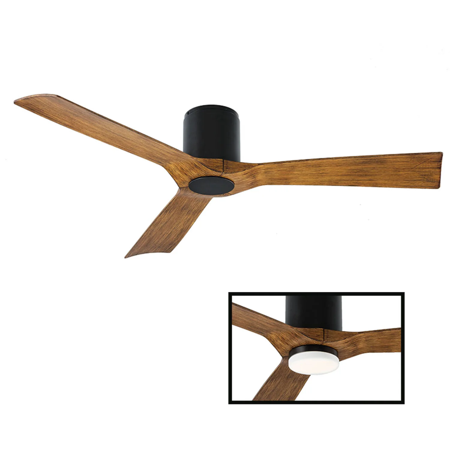 AVIATOR 54-INCH 3000K LED FLUSH MOUNT CEILING FAN - Image 2