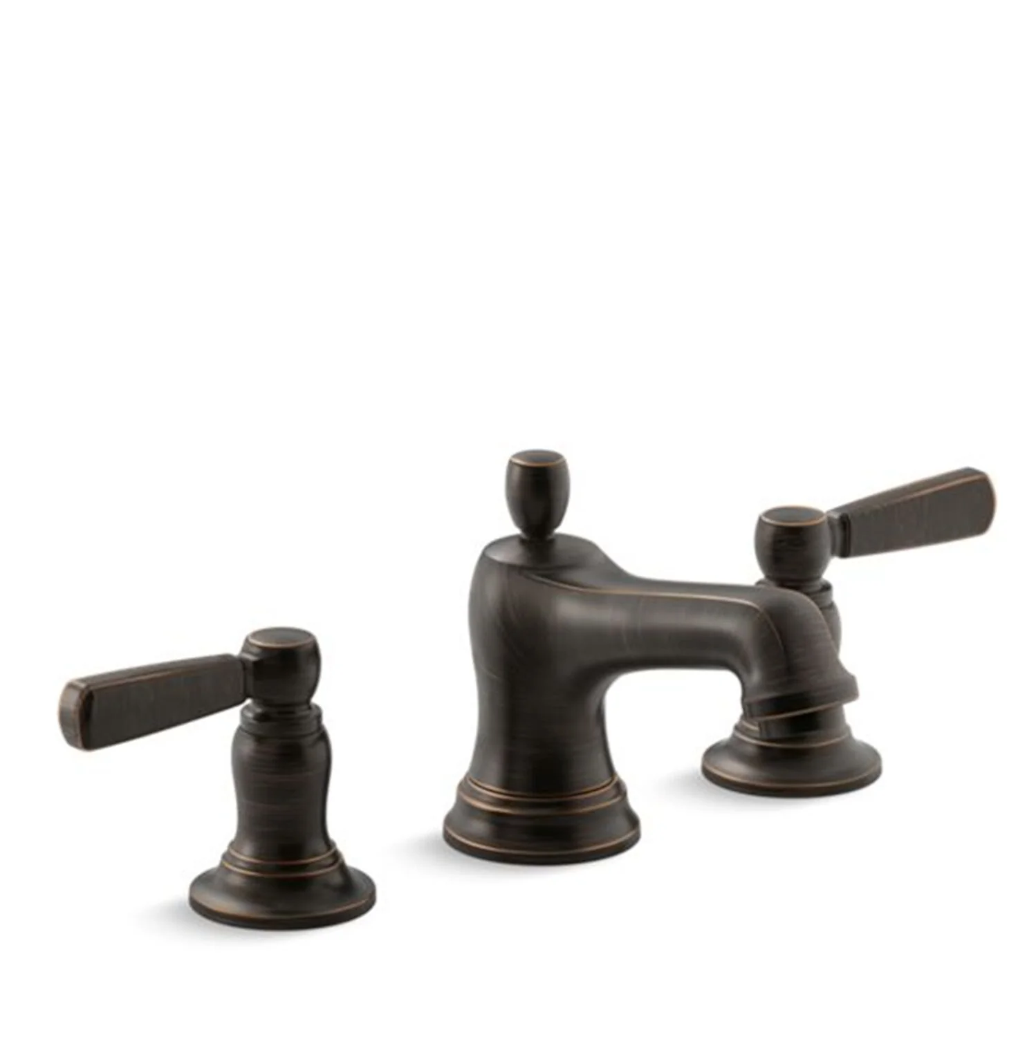 BANCROFT WIDESPREAD BATHROOM SINK FAUCET WITH METAL LEVER HANDLES - Image 2