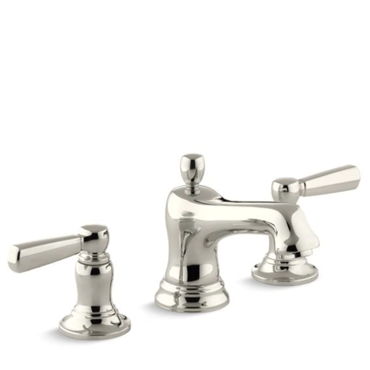BANCROFT WIDESPREAD BATHROOM SINK FAUCET WITH METAL LEVER HANDLES - Image 4