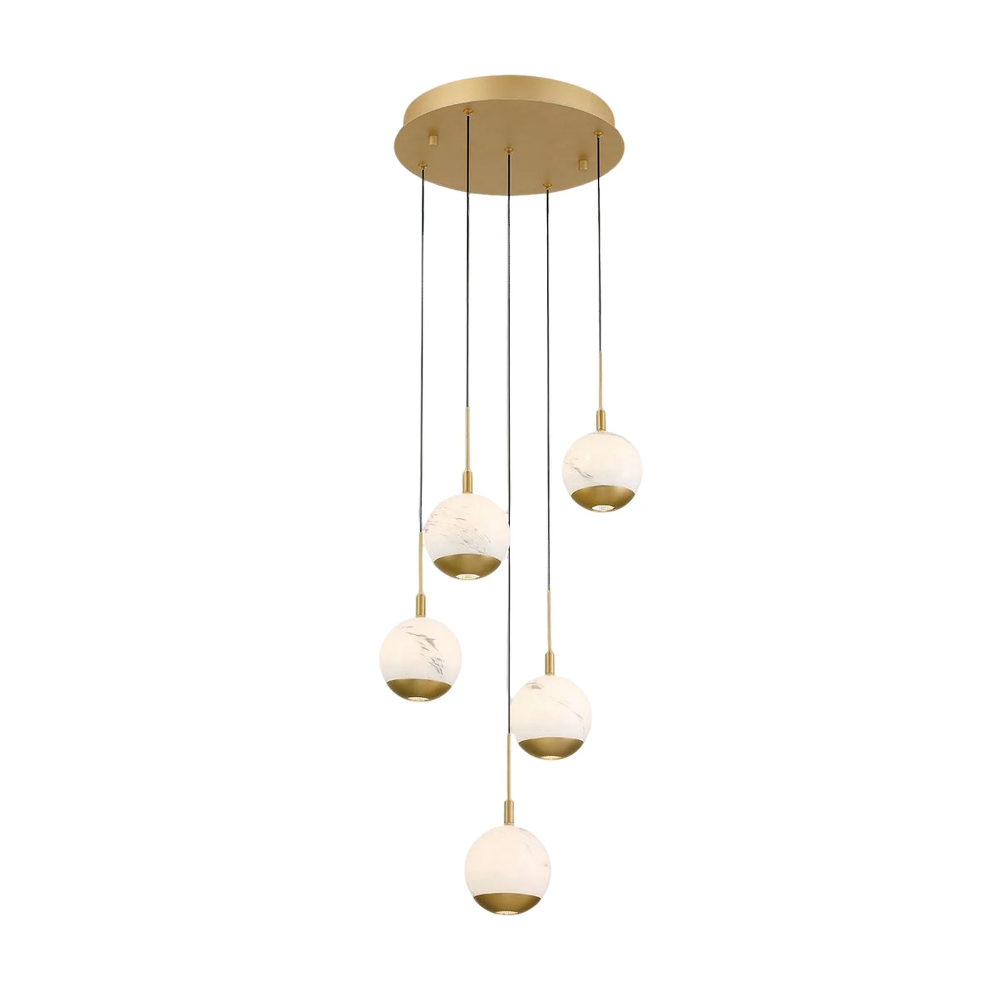 BAVENO ROUND LED CHANDELIER (MULTIPLE SIZES) - Image 2
