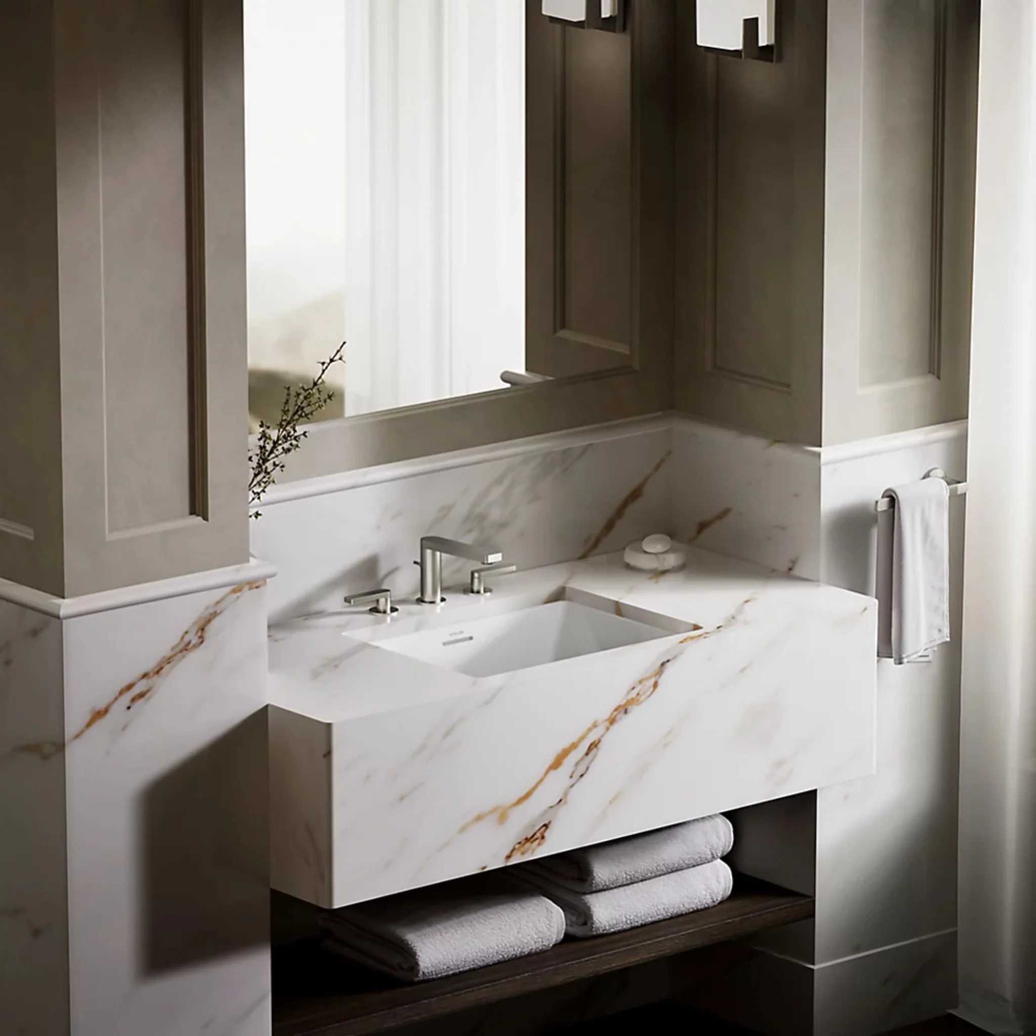 BRAZN 21-INCH RECTANGULAR UNDERMOUNT BATHROOM SINK - Image 2