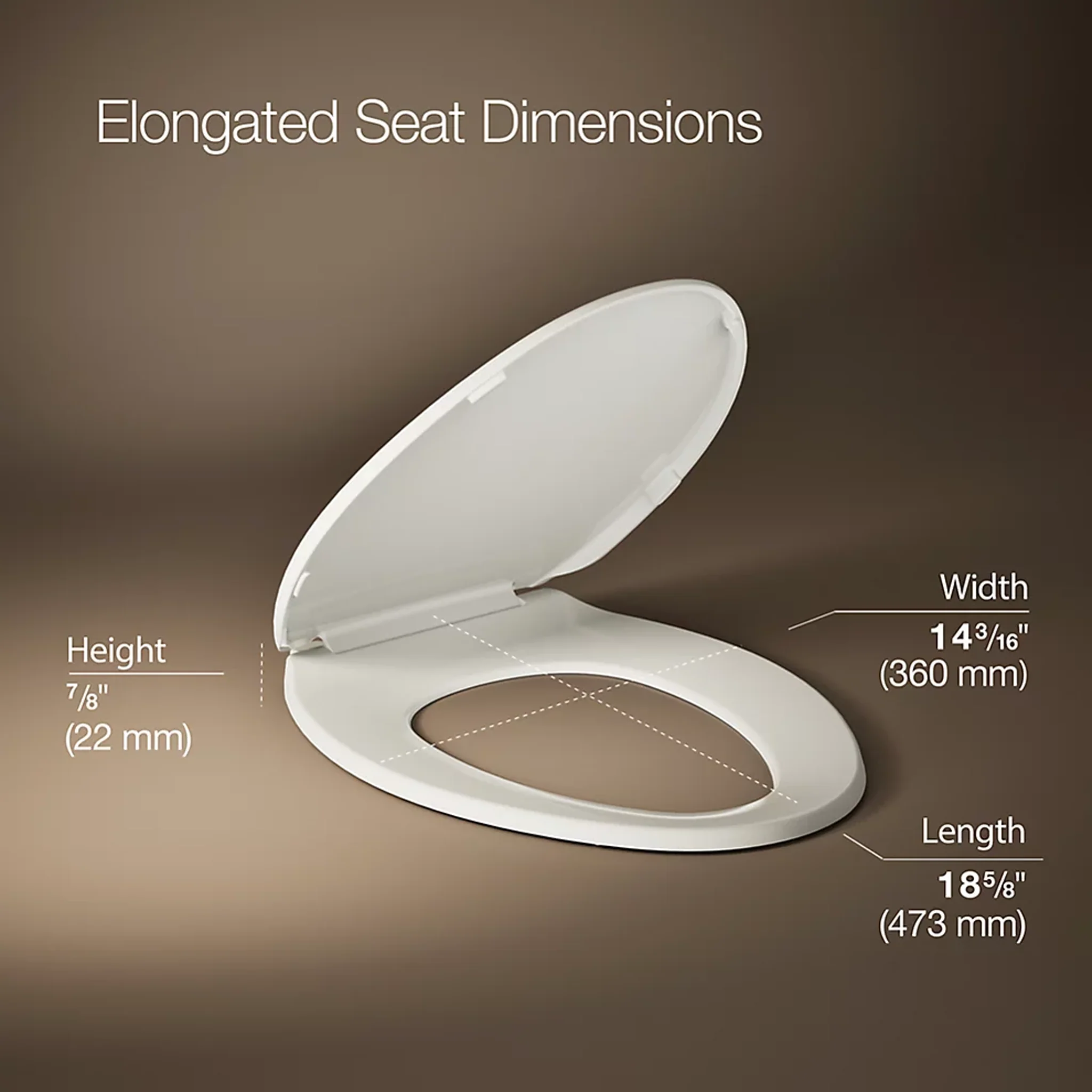 BREVIA QUIET-CLOSE ELONGATED TOILET SEAT - Image 4