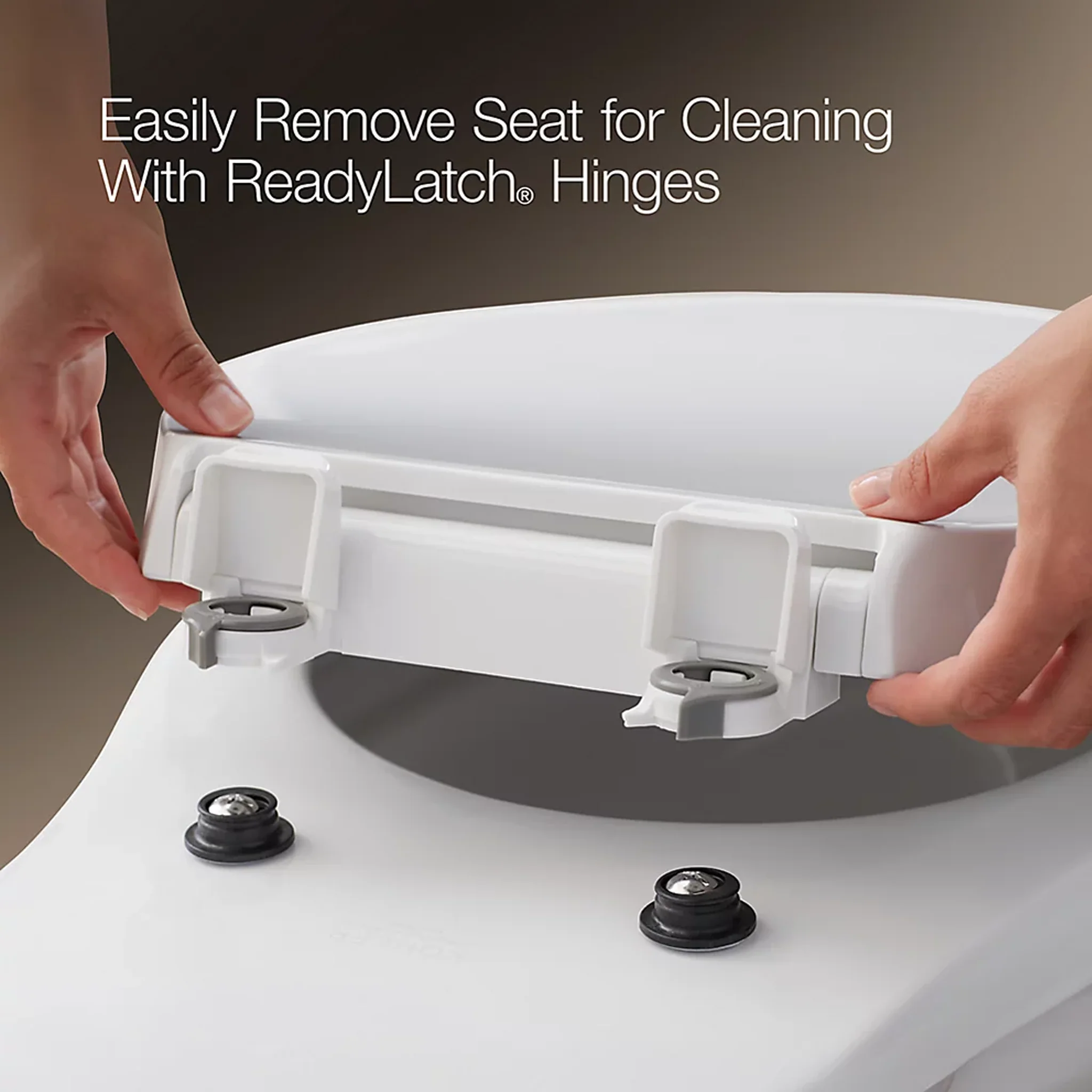 CACHET READY LATCH,QUIET-CLOSE ROUND TOILET SEAT - Image 7