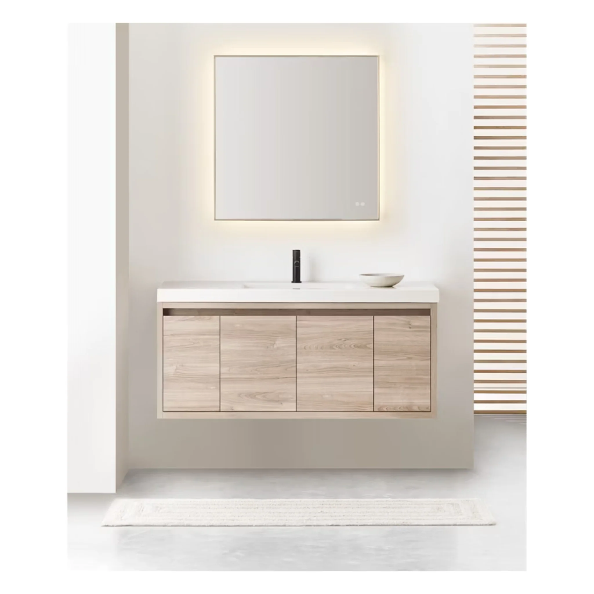 CADRE SQUARE LED BACKLIT BATHROOM MIRROR (MULTIPLE SIZES) - Image 7