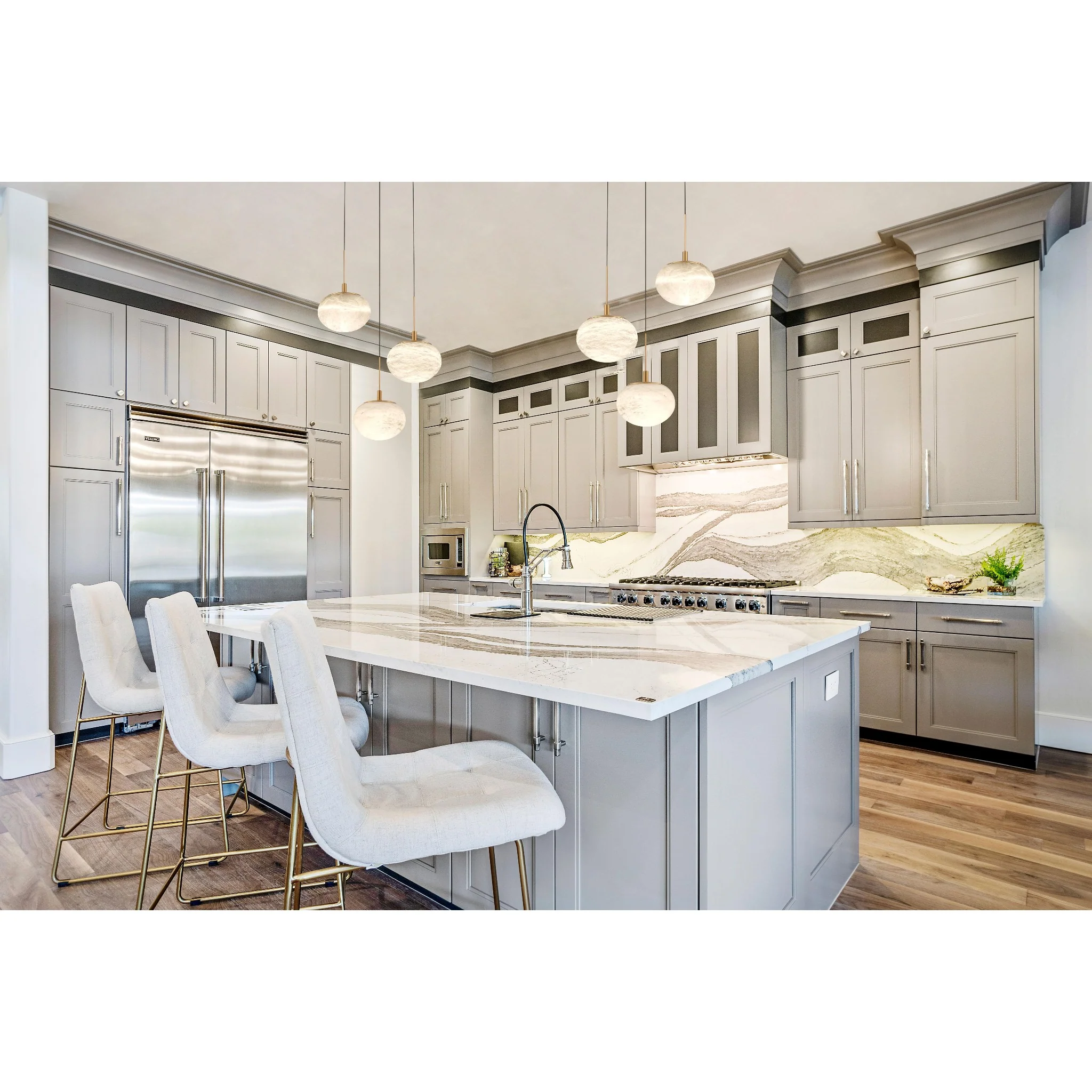 CALCOLO 3-LIGHT LED PENDANT - Image 4