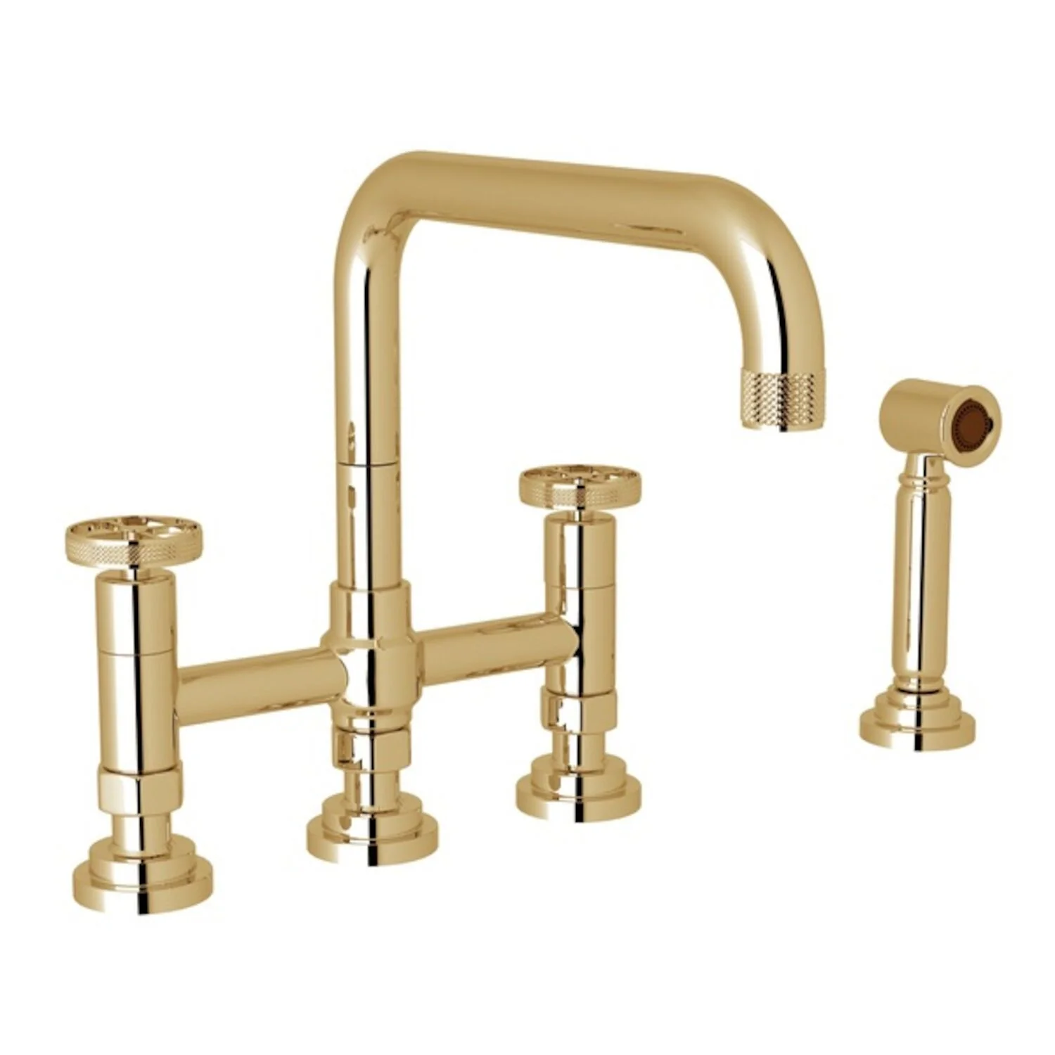 CAMPO BRIDGE KITCHEN FAUCET WITH SIDE SPRAY (WHEEL HANDLE) - Image 6
