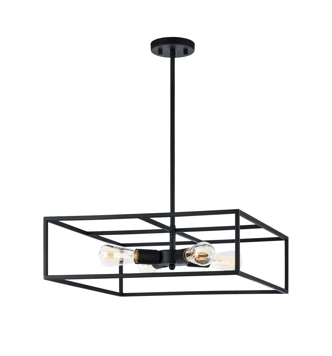 CANDID 4 LIGHT SQUARE PENDANT