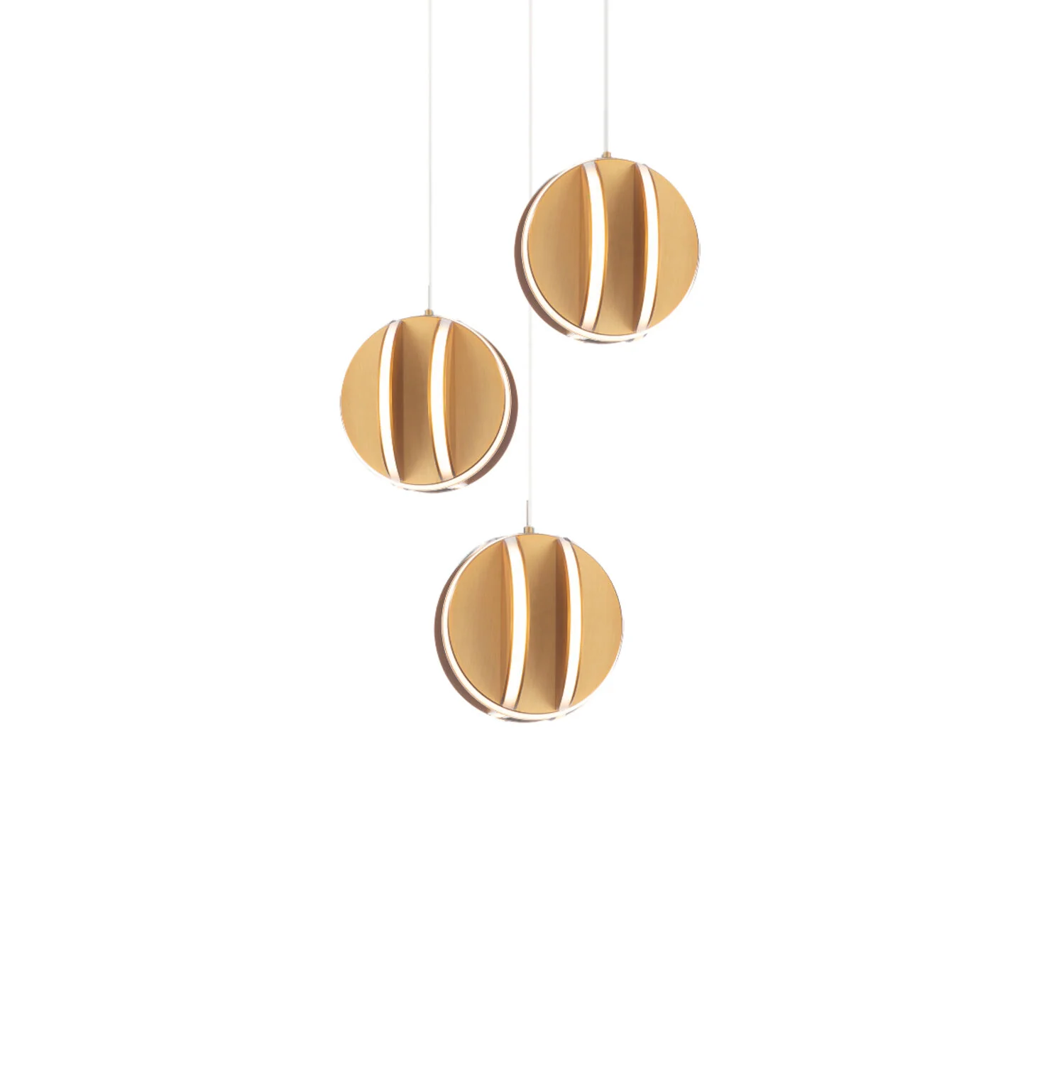CARILLION 3 LIGHT LED CHANDELIER - Image 2