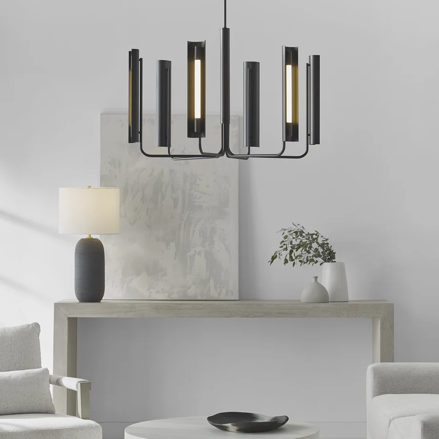 CARSON 6 LIGHT CHANDELIER - Image 3