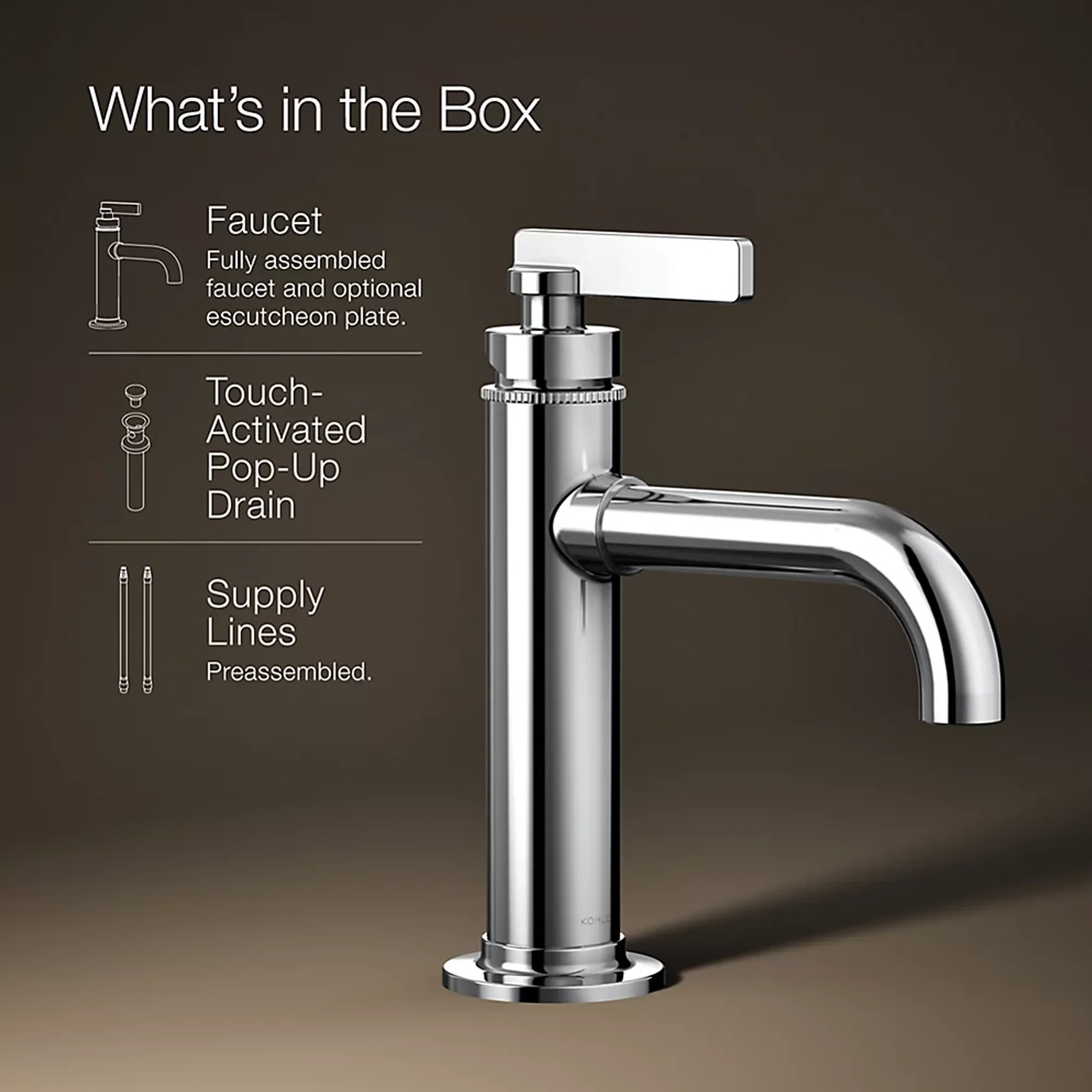 CASTIA™ SINGLE-HANDLE BATHROOM SINK FAUCET BY STUDIO MCGEE (MULTIPLE SIZES) - Image 7