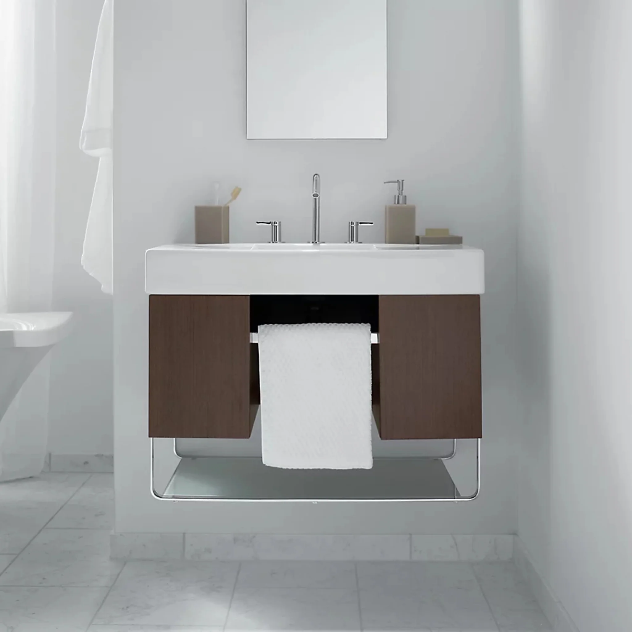 CATALAN 15 X 36 INCHES ALUMINUM SINGLE-DOOR MEDICINE CABINET WITH 107 DEGREE HINGE - Image 3