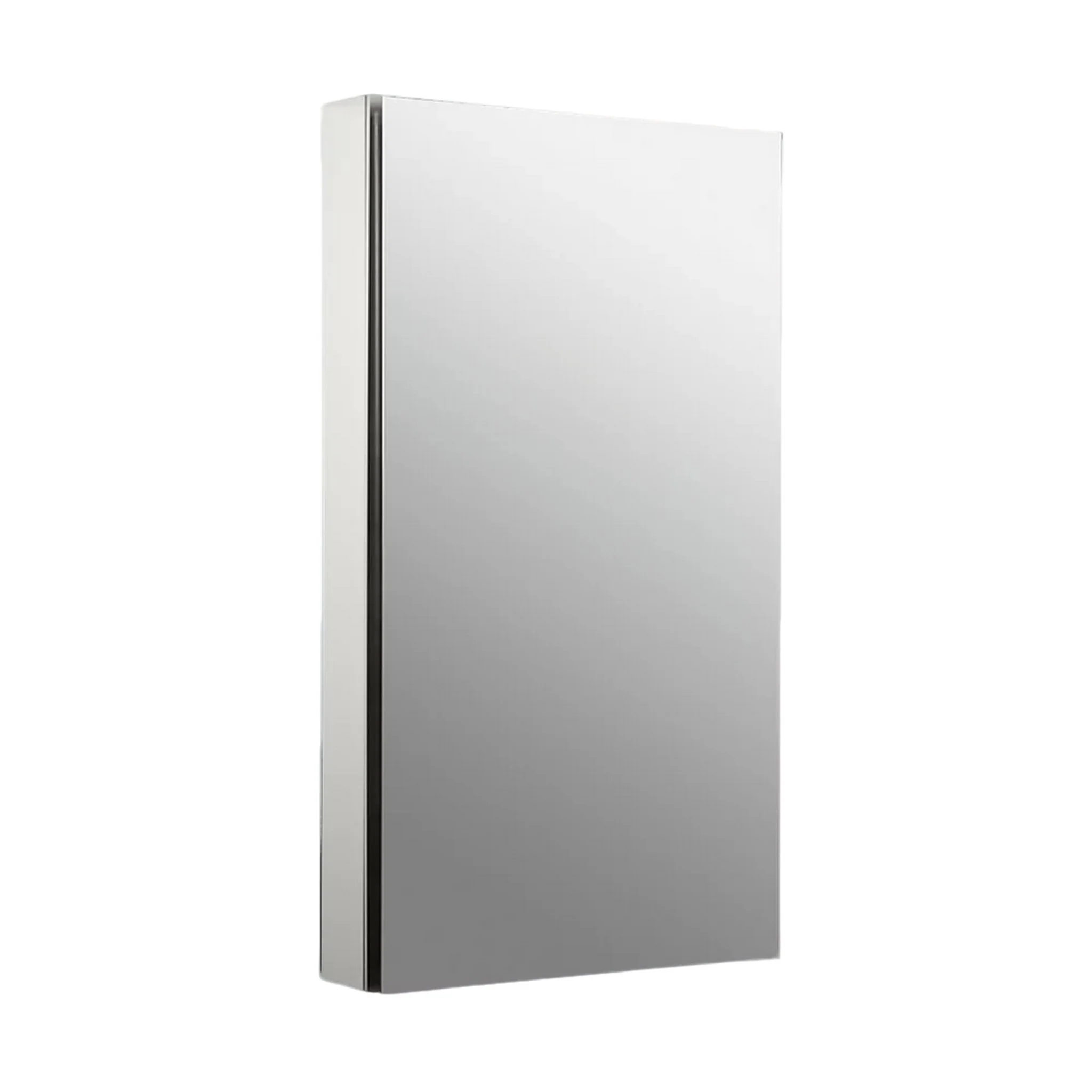 CATALAN 20 X 36 INCHES ALUMINUM SINGLE-DOOR MEDICINE CABINET WITH 107 DEGREE HINGE