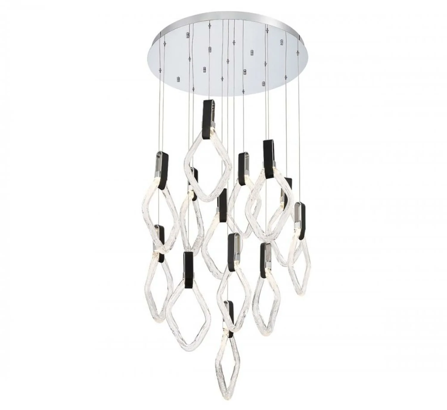 CATANIA ROUND LED CHANDELIER (MULTIPLE SIZES) - Image 2