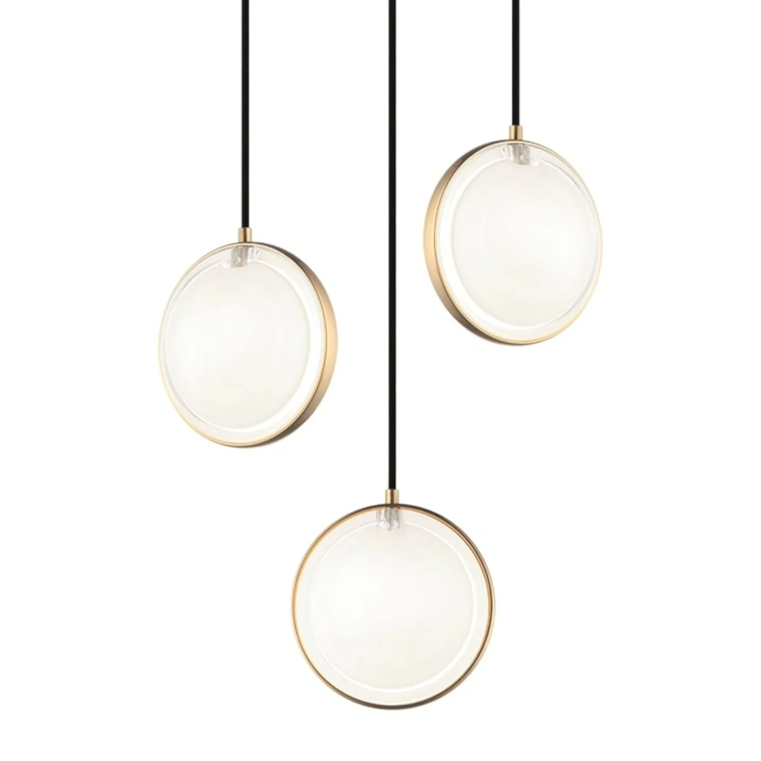 CHATOYANT 3 LIGHT CHANDELIER - Image 2