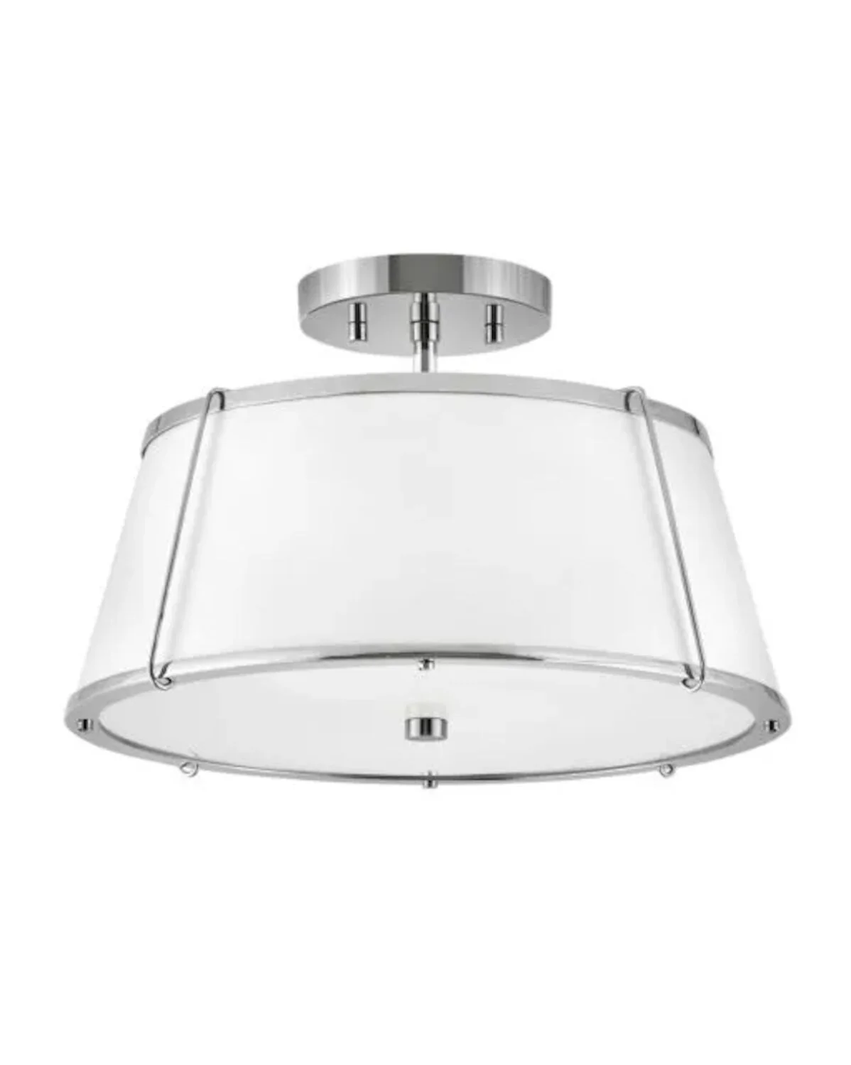 CLARKE 15-INCH MEDIUM TWO LIGHT SEMI-FLUSH MOUNT - Image 2