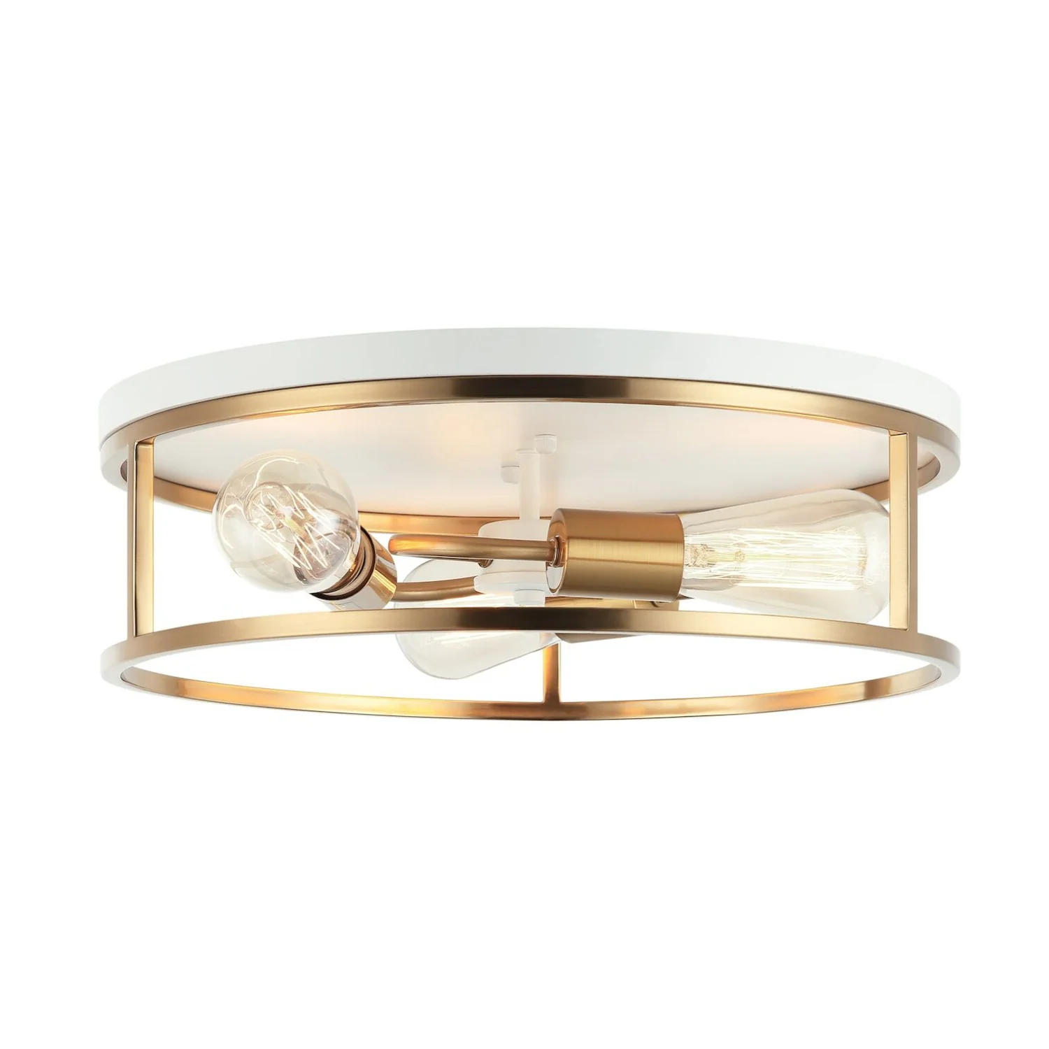 CLARKE 16" 3 LIGHT FLUSH MOUNT - Image 2