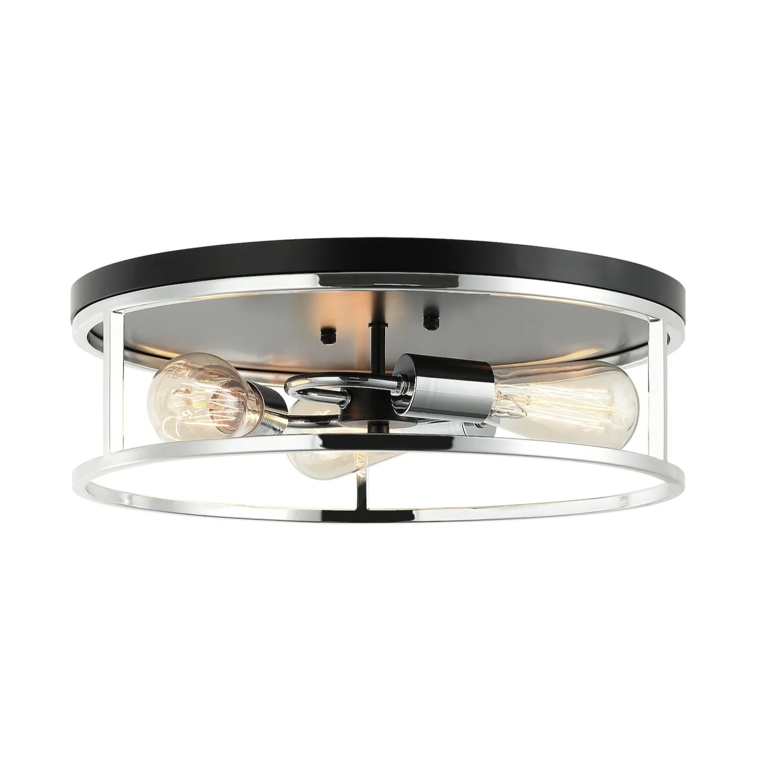 CLARKE 16" 3 LIGHT FLUSH MOUNT - Image 3