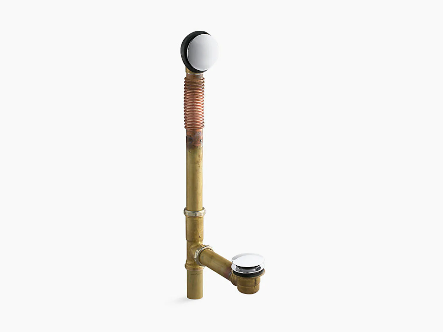CLEARFLO BRASS TOE TAP BATH DRAIN - Image 3