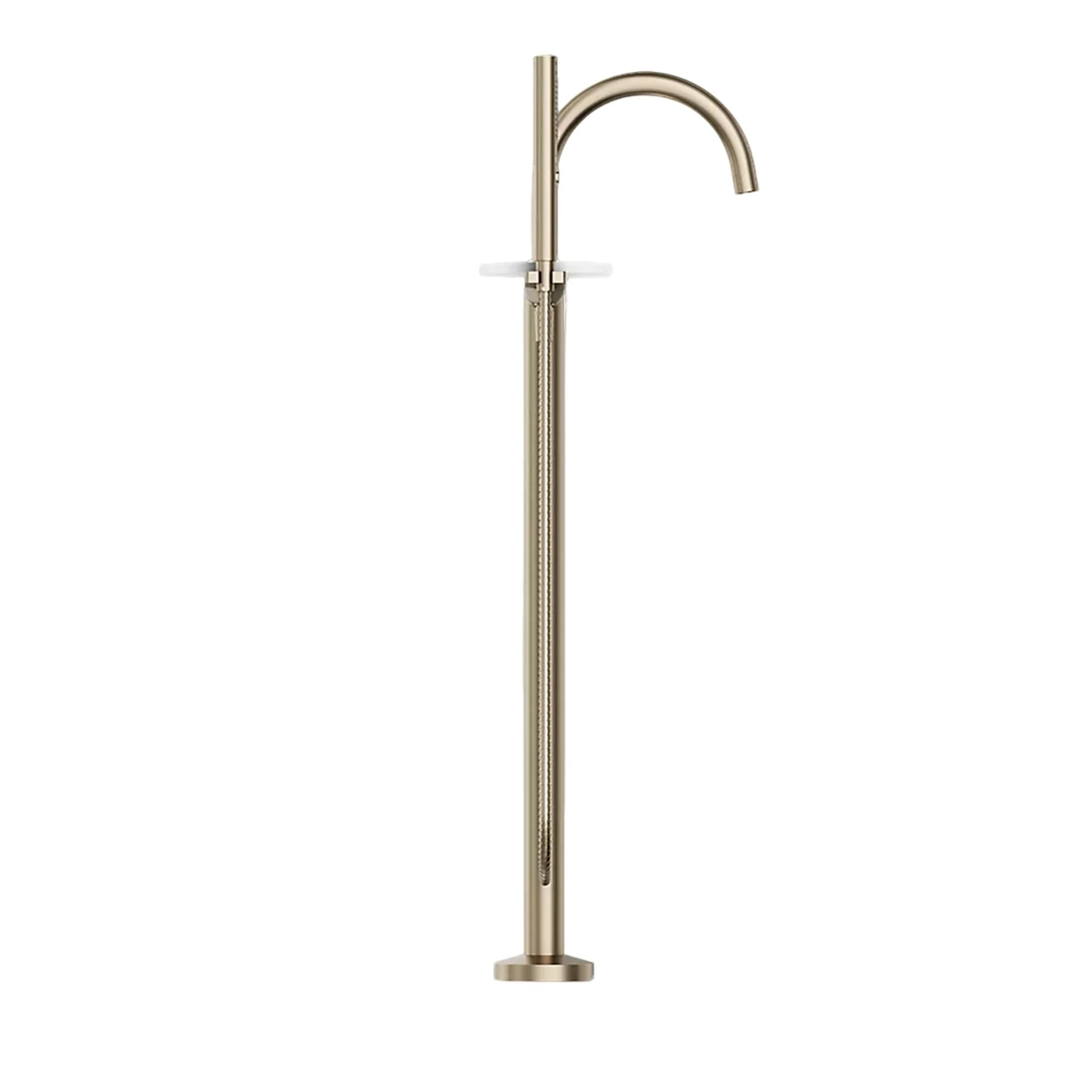 COMPONENTS FLOOR MOUNT BATH FILLER TRIM WITH LEVER HANDLES AND HANDSHOWER - Image 36