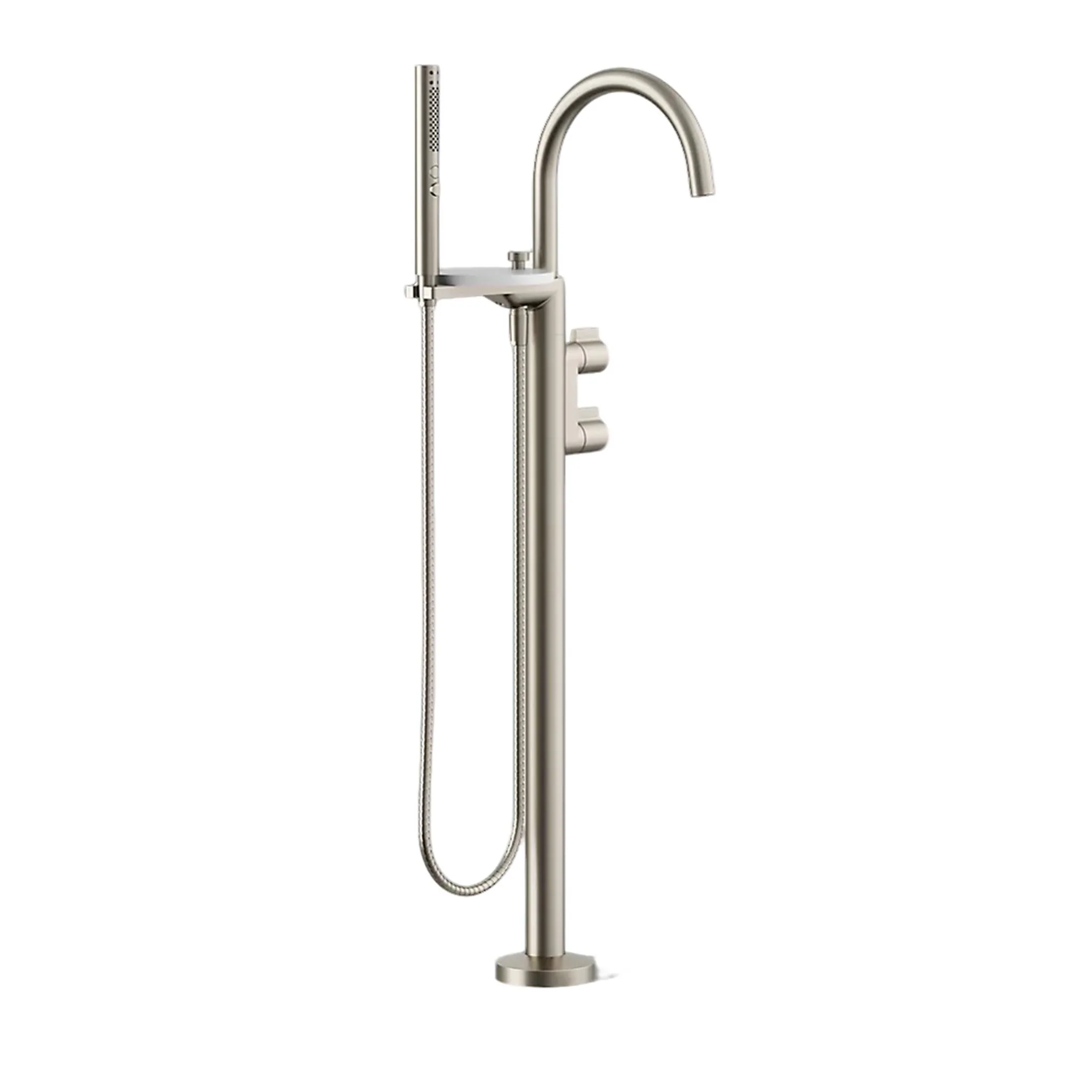 COMPONENTS FLOOR MOUNT BATH FILLER TRIM WITH LEVER HANDLES AND HANDSHOWER - Image 8