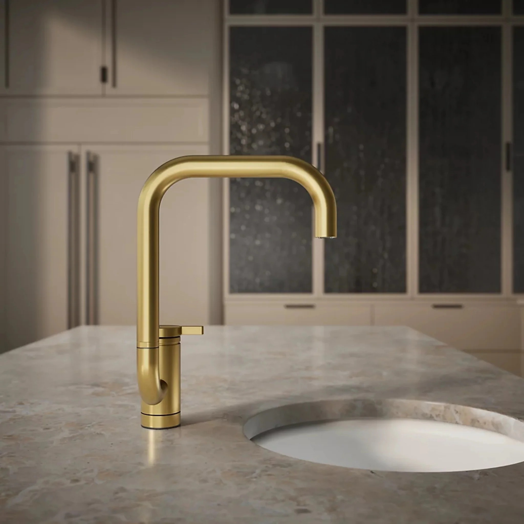 COMPONENTS® SINGLE-HANDLE BAR SINK FAUCET WITH TWO-FUNCTION EXTENDED-REACH SQUARE  SPOUT - Image 2