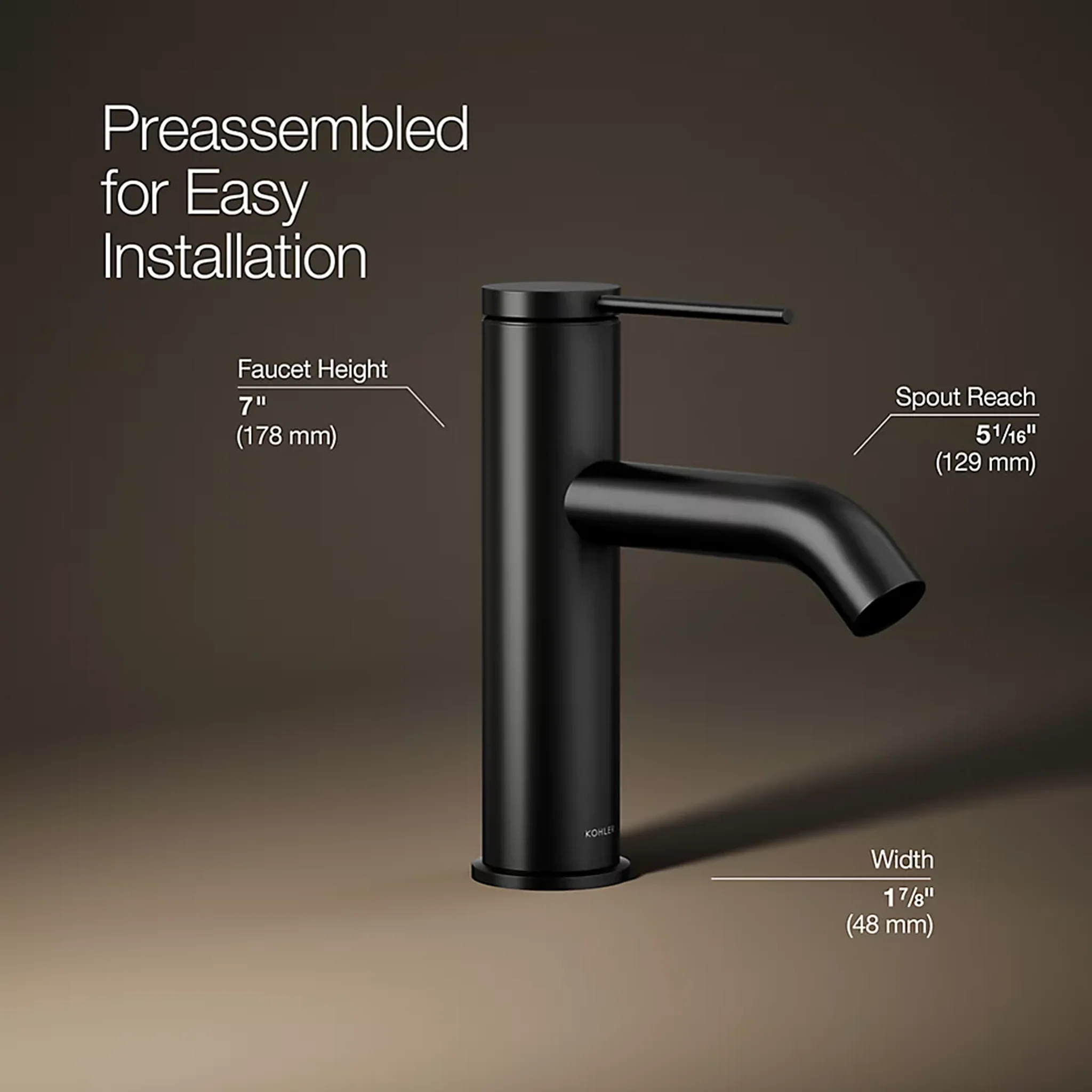 COMPONENTS SINGLE-HANDLE BATHROOM SINK FAUCET, 1.2 GPM - Image 6