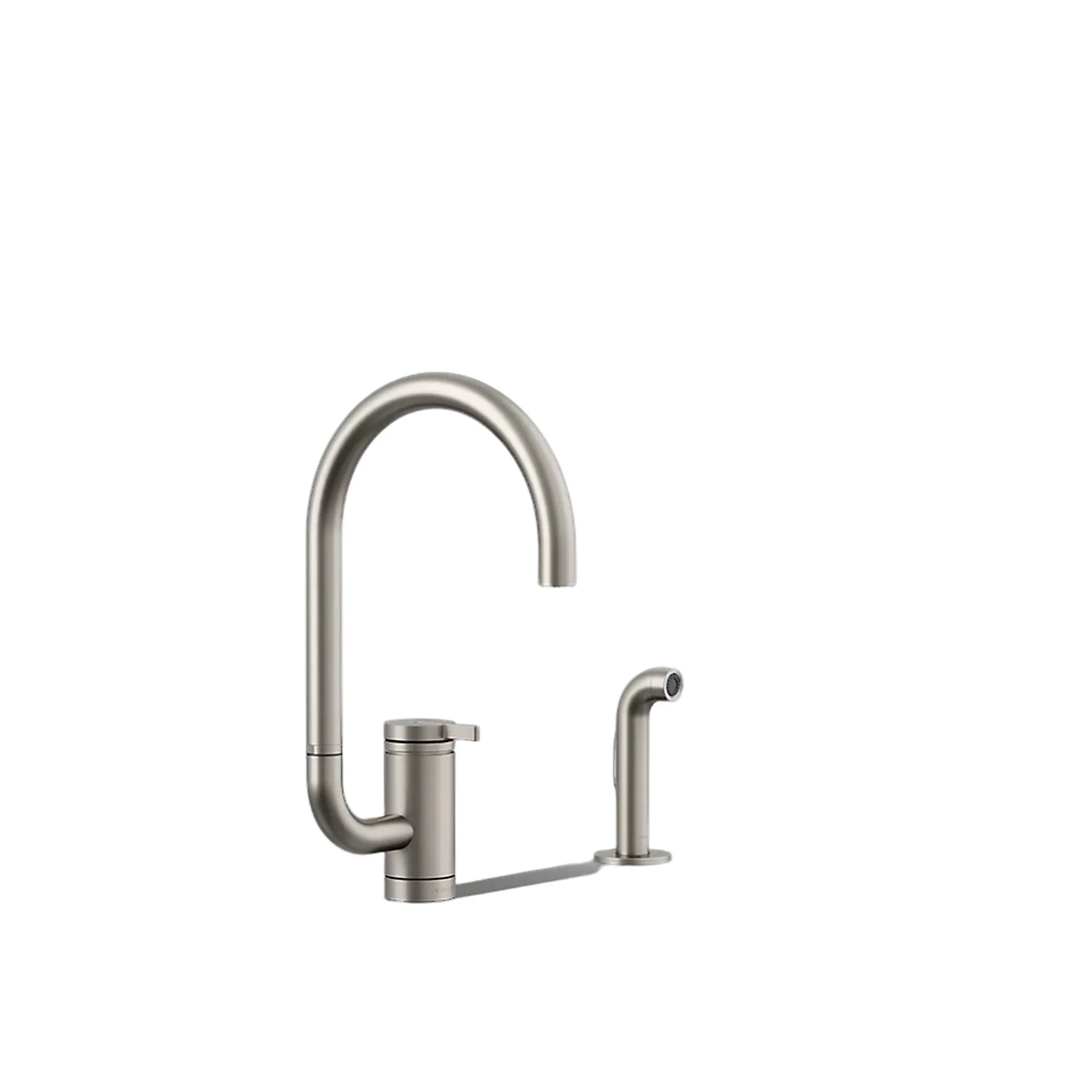 COMPONENTS® SINGLE-HANDLE KITCHEN SINK FAUCET WITH TWO-FUNCTION EXTENDED-REACH ARC SPOUT AND SIDE SPRAYER - Image 5