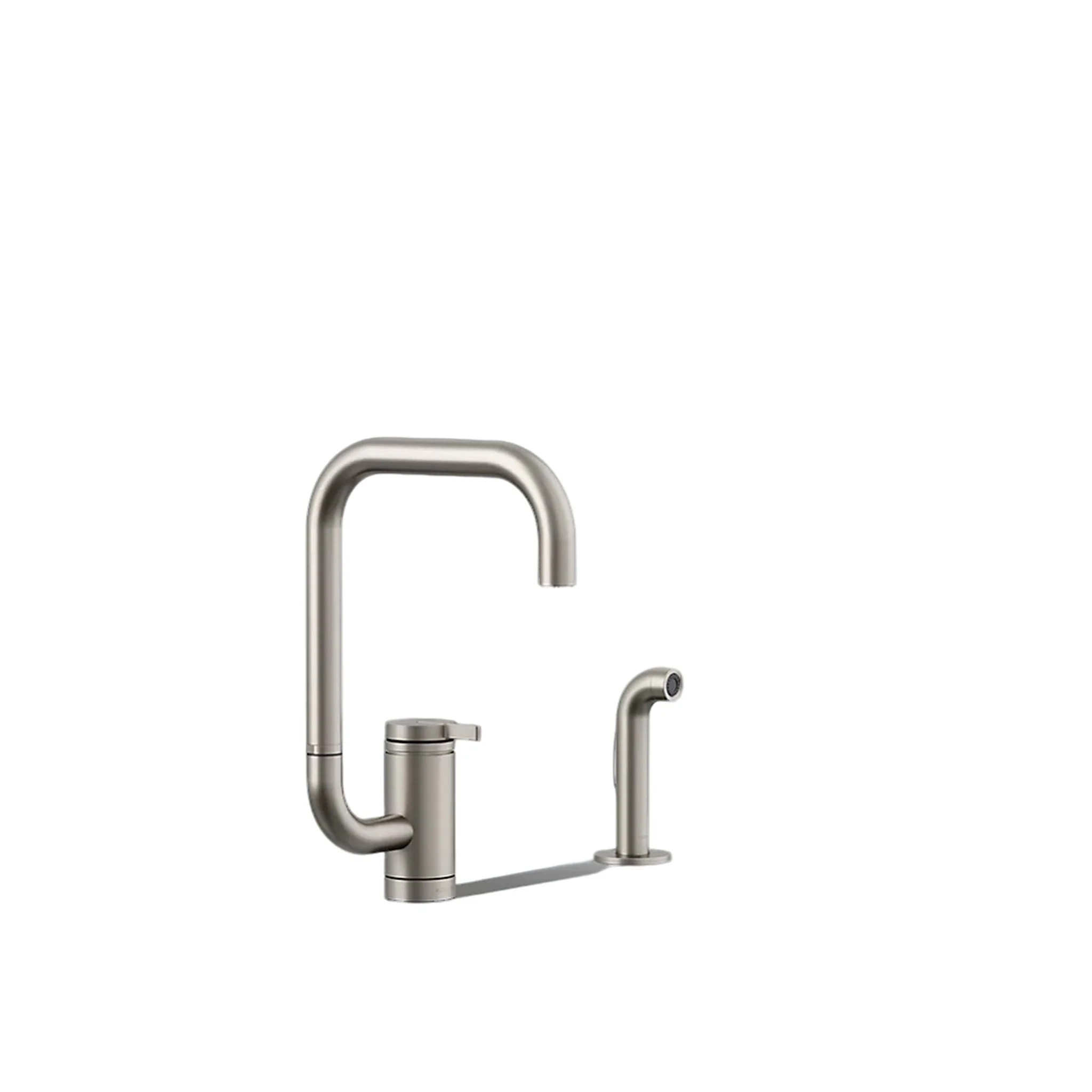 COMPONENTS® SINGLE-HANDLE KITCHEN SINK FAUCET WITH TWO-FUNCTION EXTENDED-REACH SQUARE SPOUT AND SIDE SPRAYER - Image 5