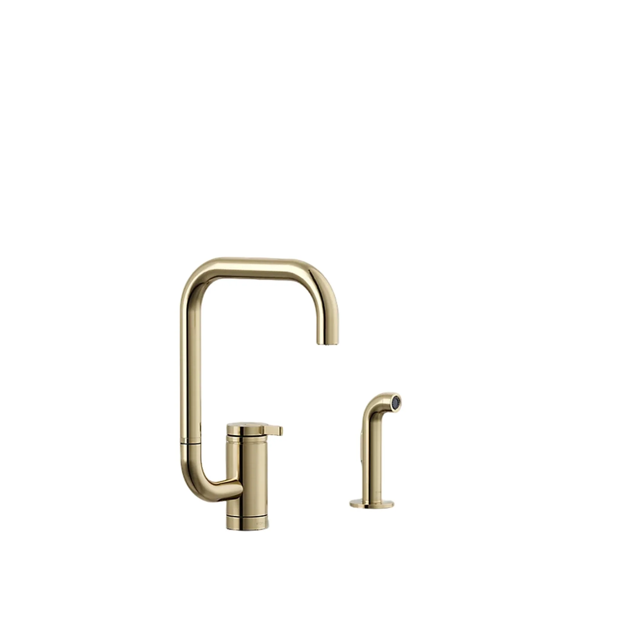 COMPONENTS® SINGLE-HANDLE KITCHEN SINK FAUCET WITH TWO-FUNCTION EXTENDED-REACH SQUARE SPOUT AND SIDE SPRAYER - Image 7
