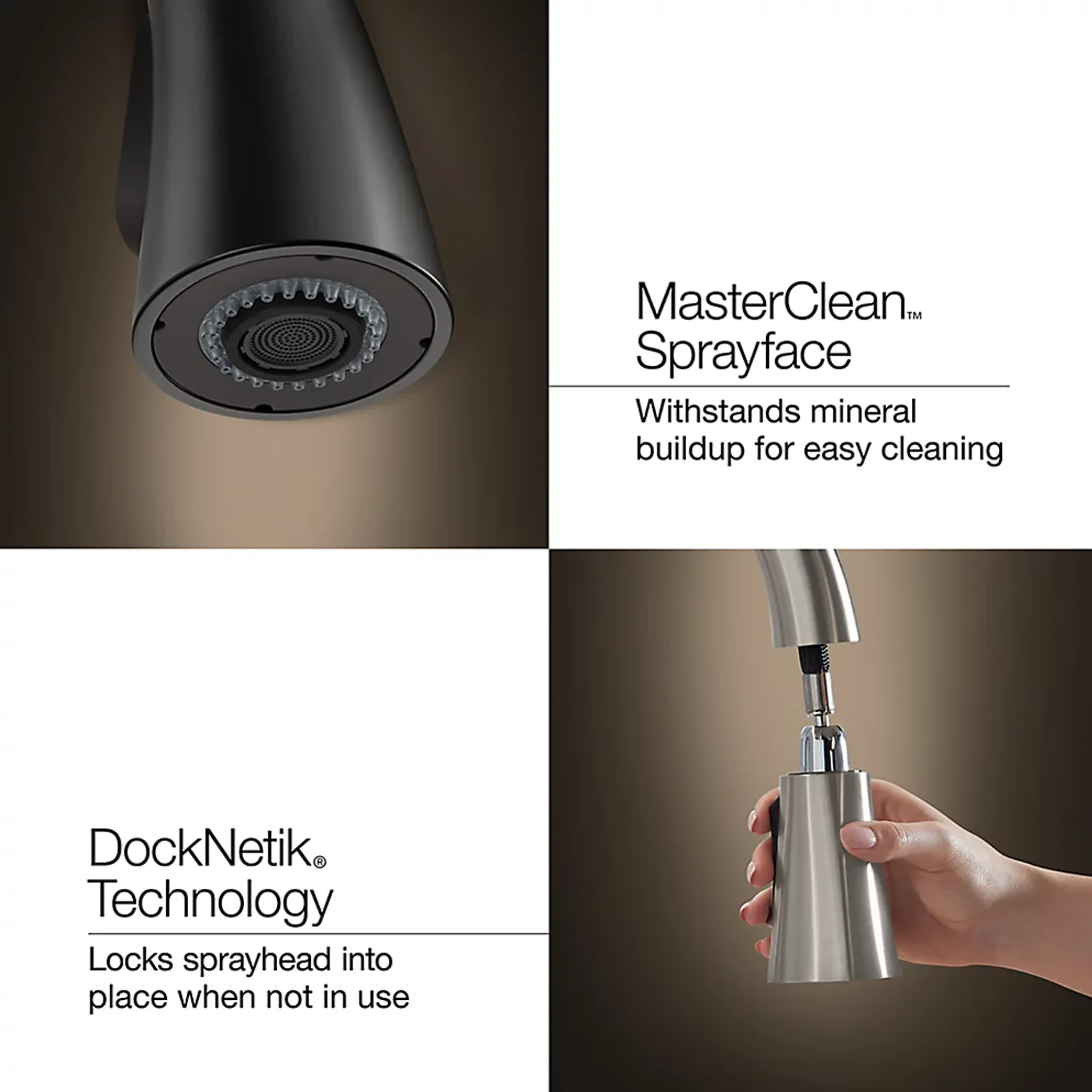 COMPONENTS® TOUCHLESS SQUARE SPOUT PULL-DOWN KITCHEN SINK FAUCET WITH TWO-FUNCTION SPRAYHEAD - Image 14