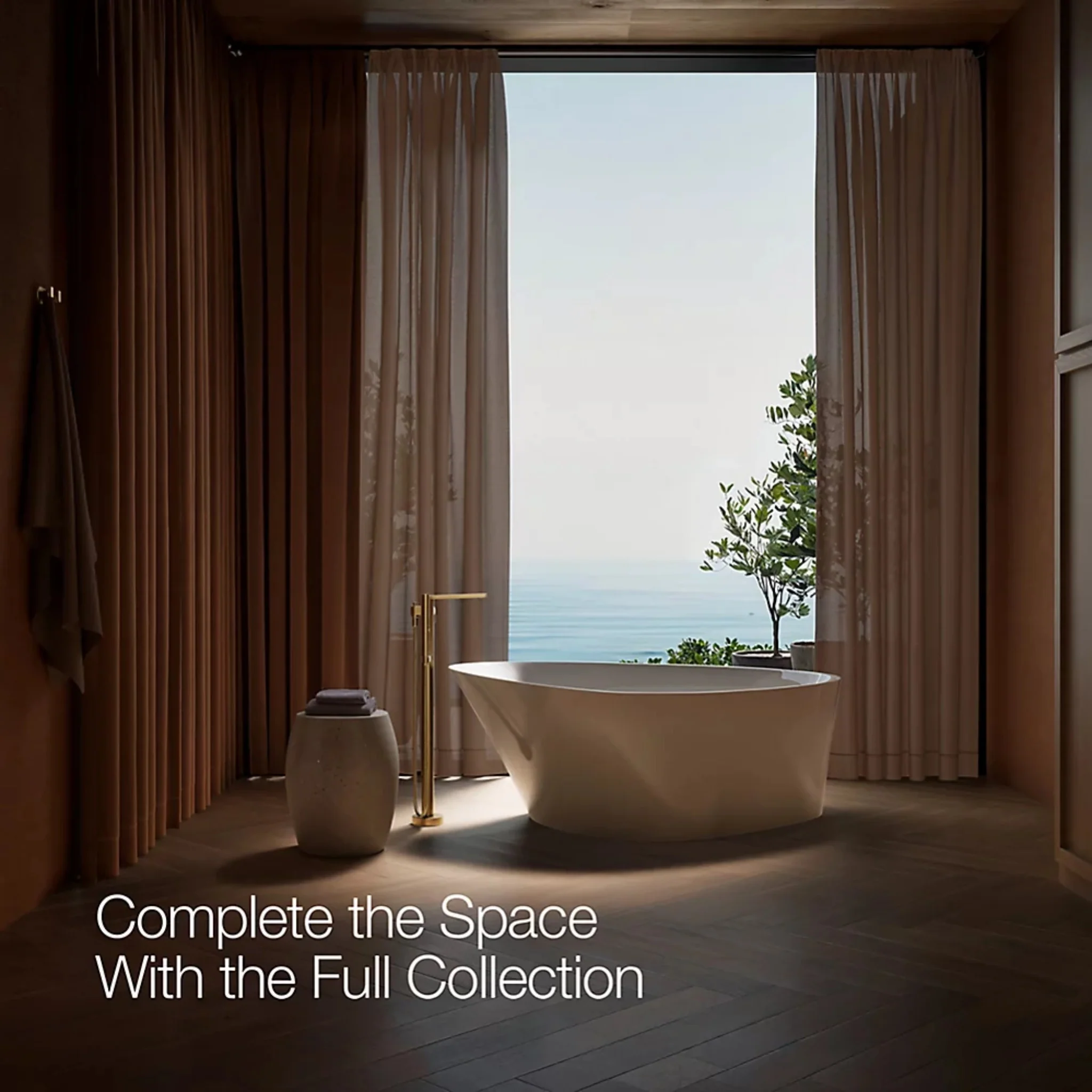 COMPOSED FLOOR MOUNT BATH FILLER TRIM WITH HANDSHOWER - Image 17
