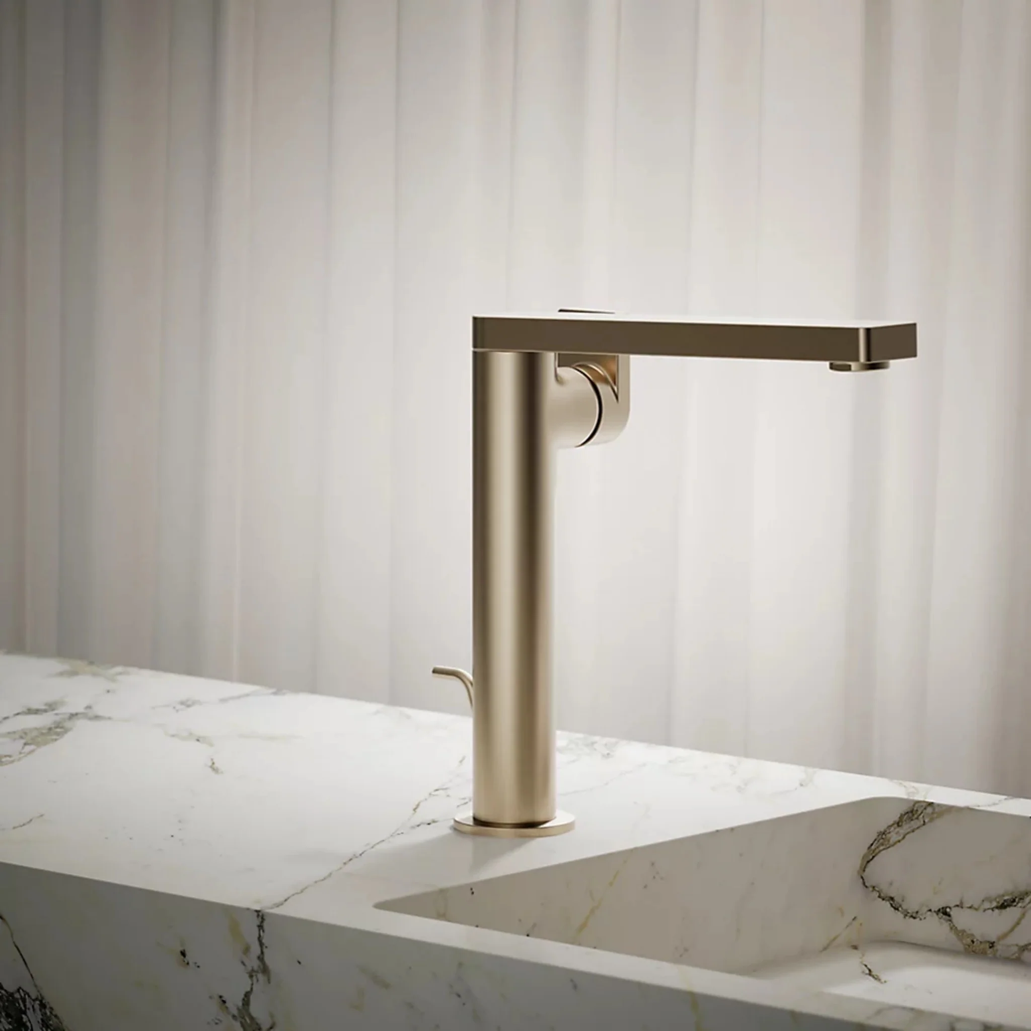 COMPOSED TALL SINGLE-HANDLE BATHROOM SINK FAUCET WITH LEVER HANDLE - Image 13