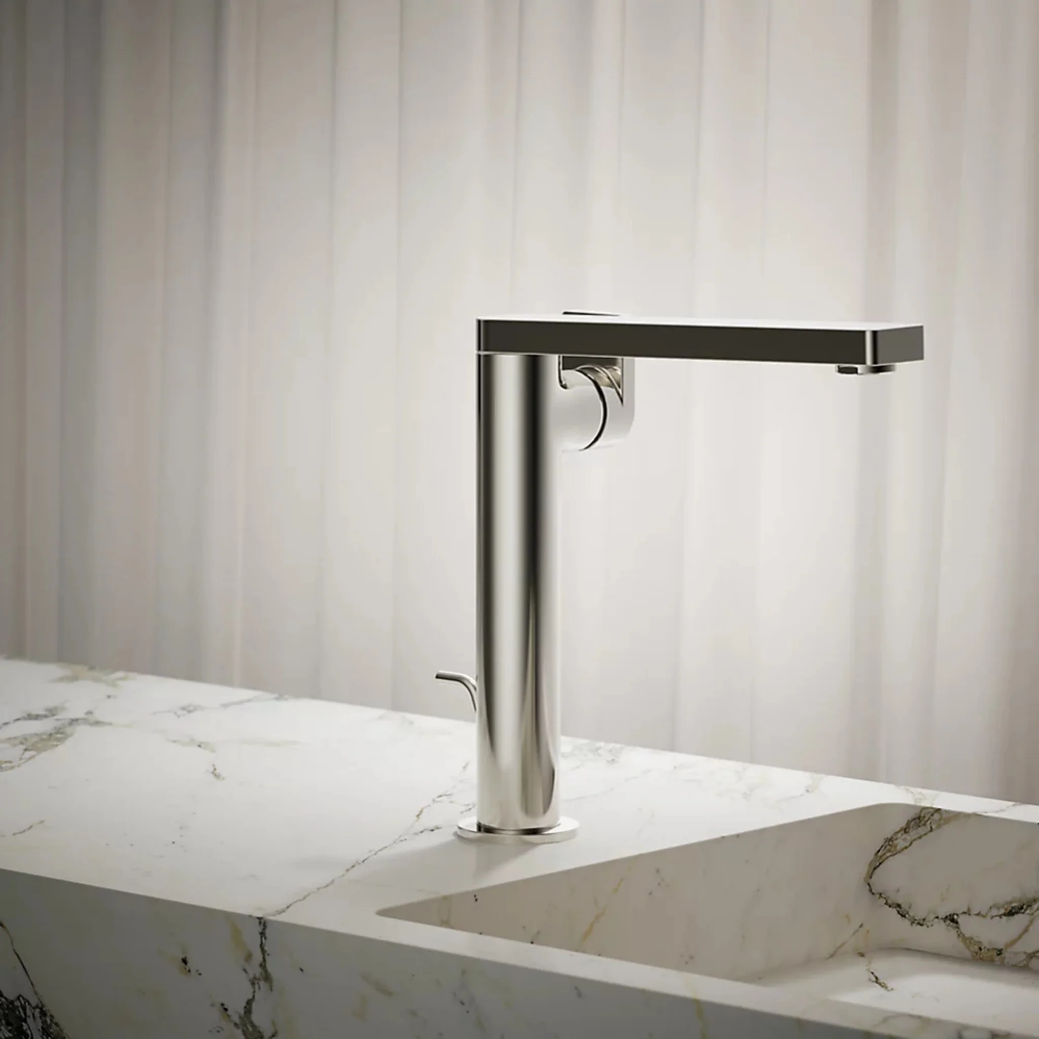 COMPOSED TALL SINGLE-HANDLE BATHROOM SINK FAUCET WITH LEVER HANDLE - Image 15