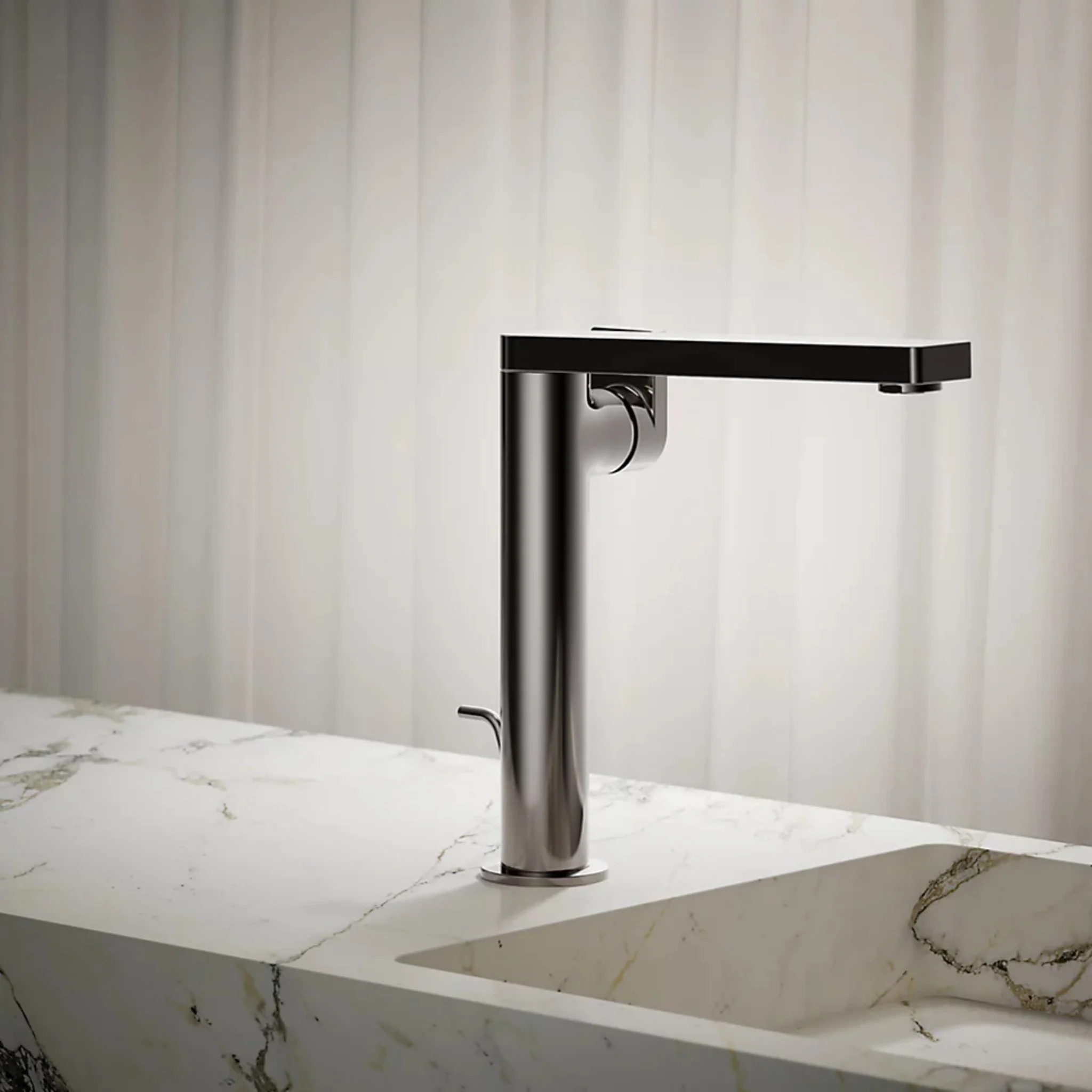 COMPOSED TALL SINGLE-HANDLE BATHROOM SINK FAUCET WITH LEVER HANDLE - Image 16