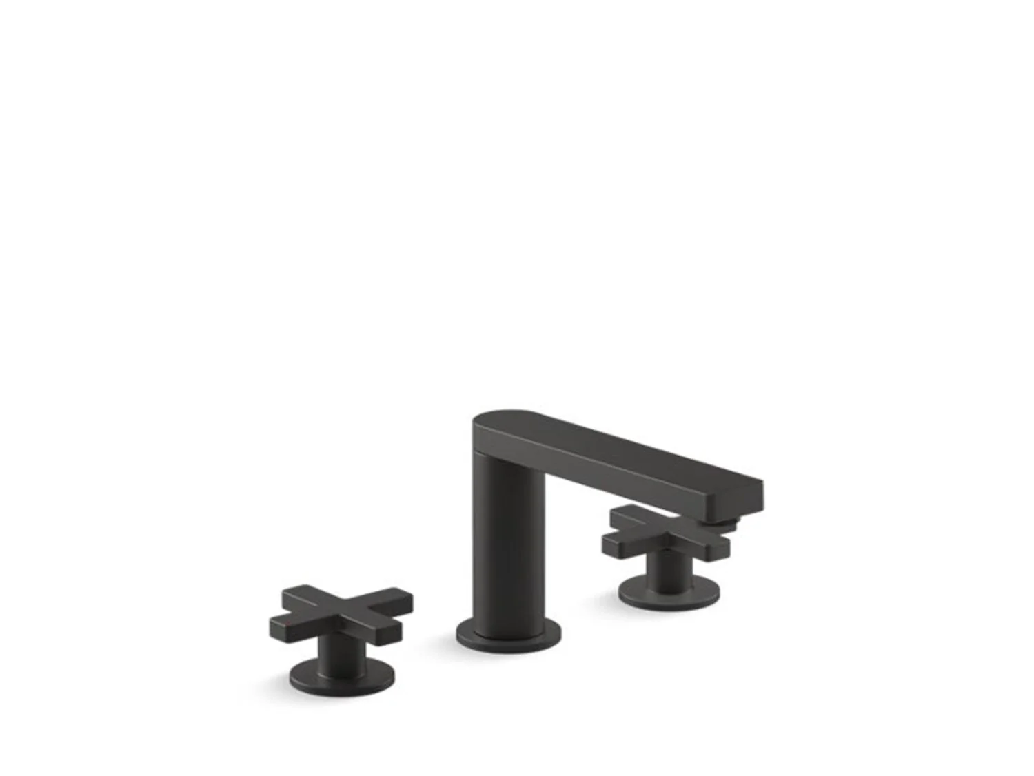 COMPOSED WIDESPREAD BATHROOM SINK FAUCET WITH CROSS HANDLES - Image 3