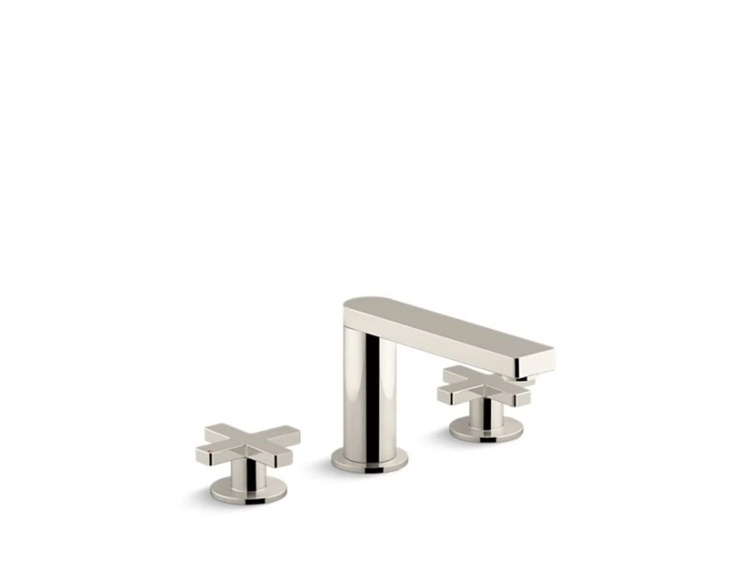 COMPOSED WIDESPREAD BATHROOM SINK FAUCET WITH CROSS HANDLES - Image 5
