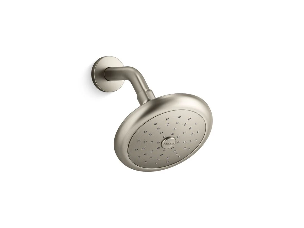 CONTEMPORARY ROUND SHOWERHEAD WITH ARM - Image 5