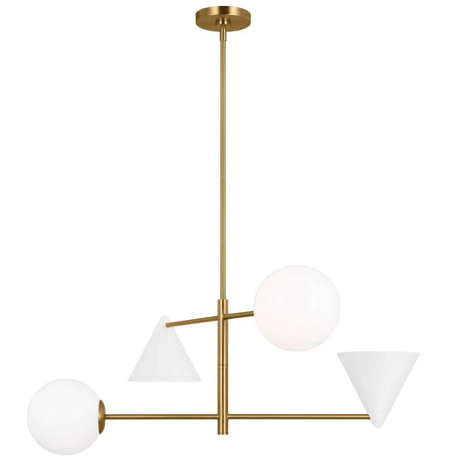 COSMO LARGE 4 LIGHT CHANDELIER - Image 2