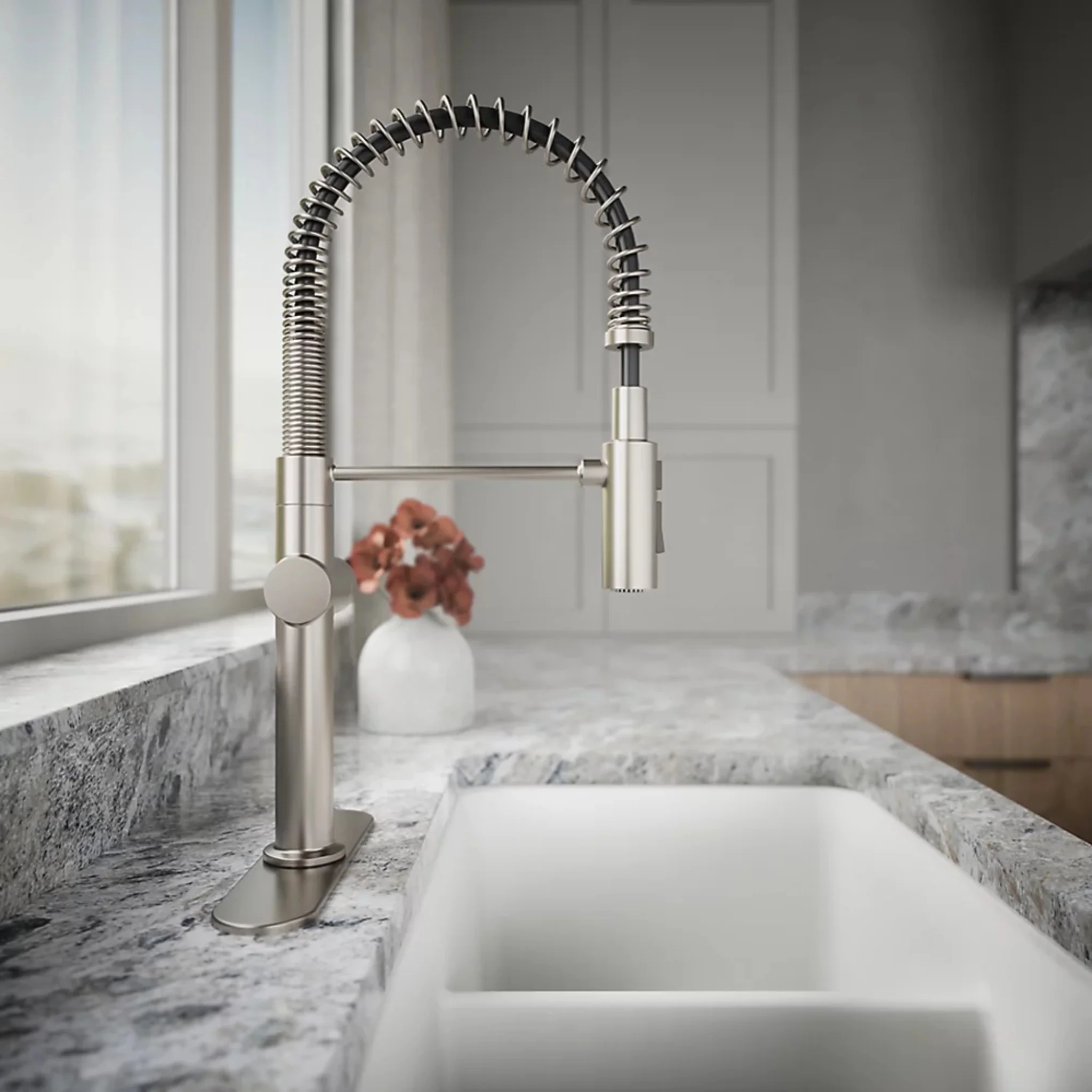 CRUE SEMI-PROFESSIONAL KITCHEN SINK FAUCET WITH THREE-FUNCTION SPRAYHEAD - Image 33